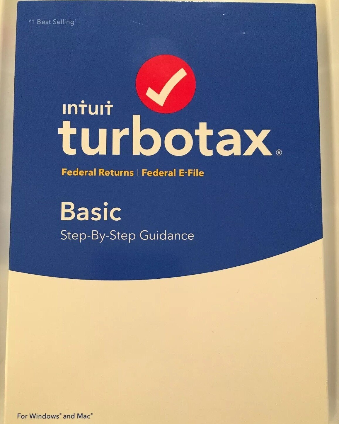 Intuit Turbotax Basic 2018 Federal Returns/Federal E-file *new/sealed*