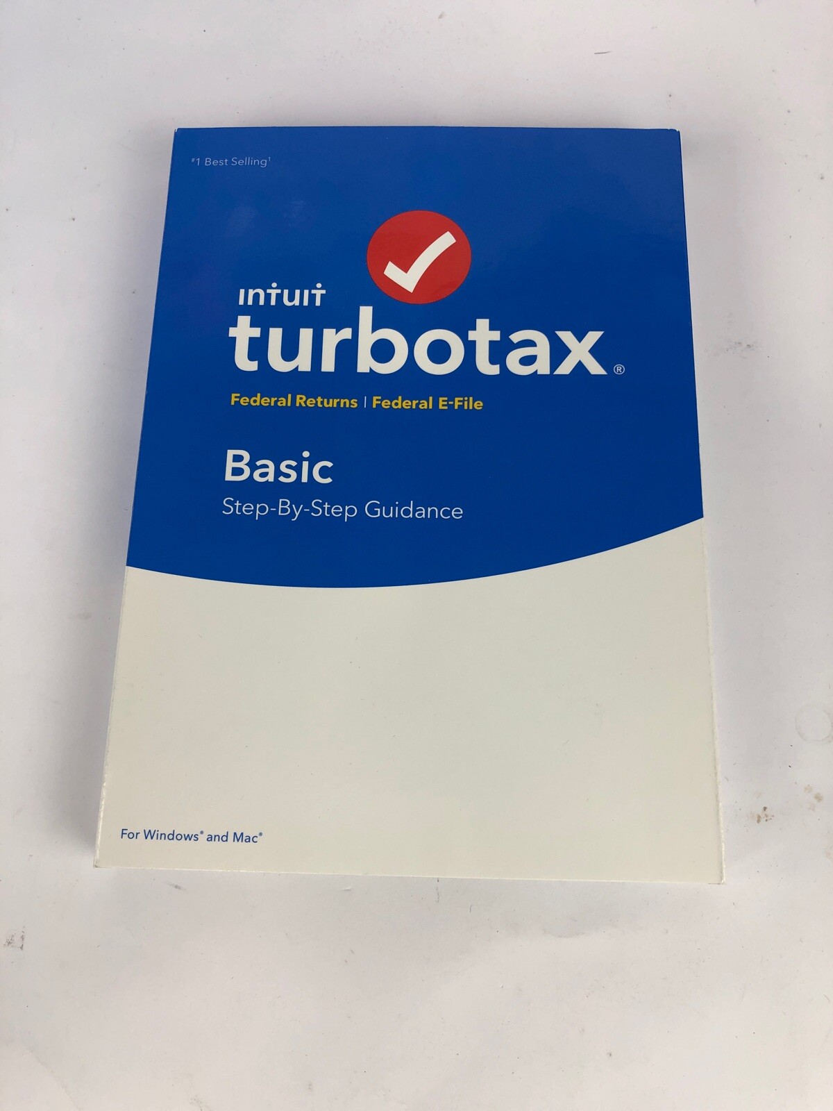 New Sealed TurboTax Basic 2018 Federal Returns Federal E File CD ROM