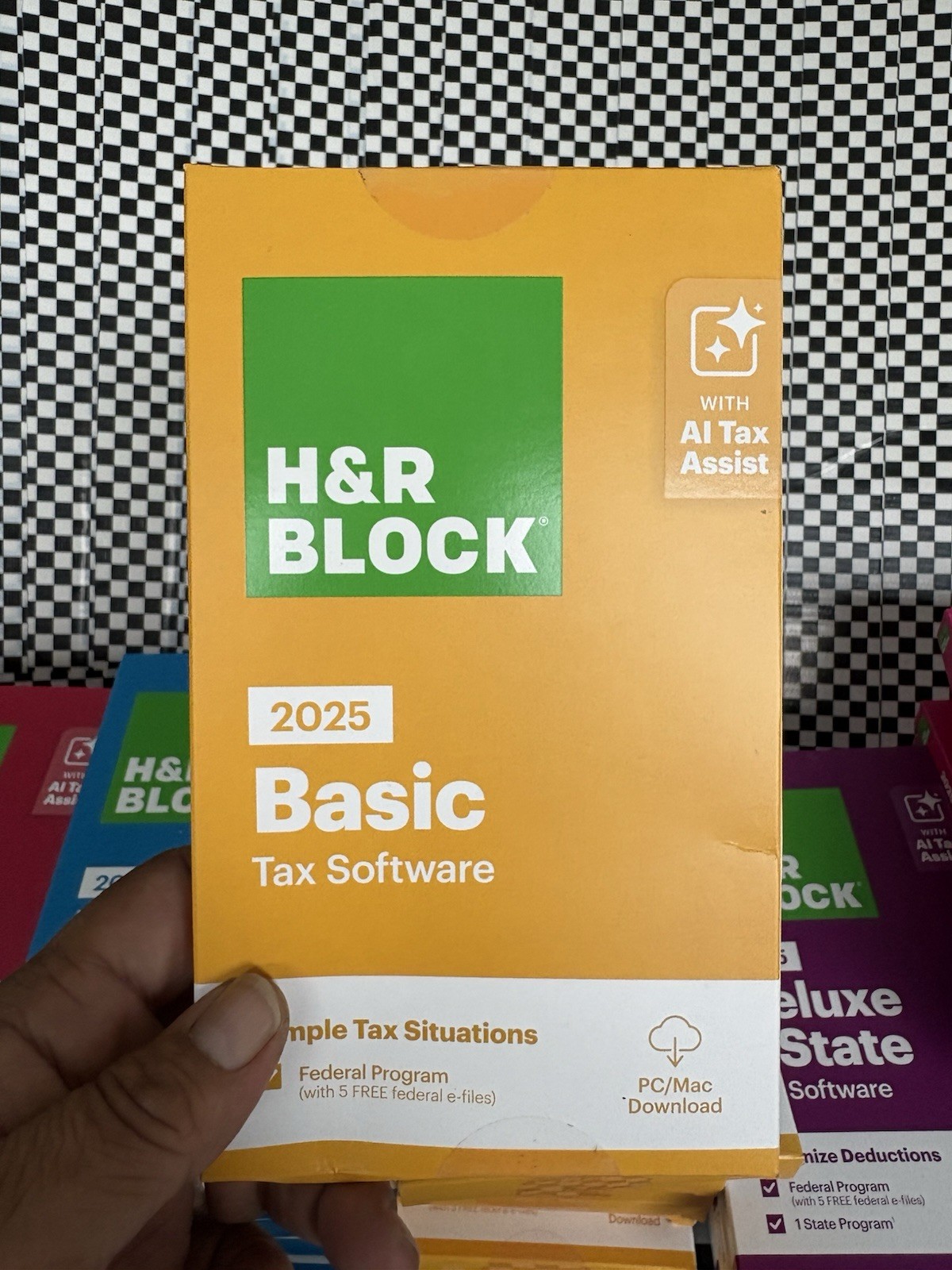 H&R Block Tax Software Basic 2025 PC/Mac [Key Card] NEW