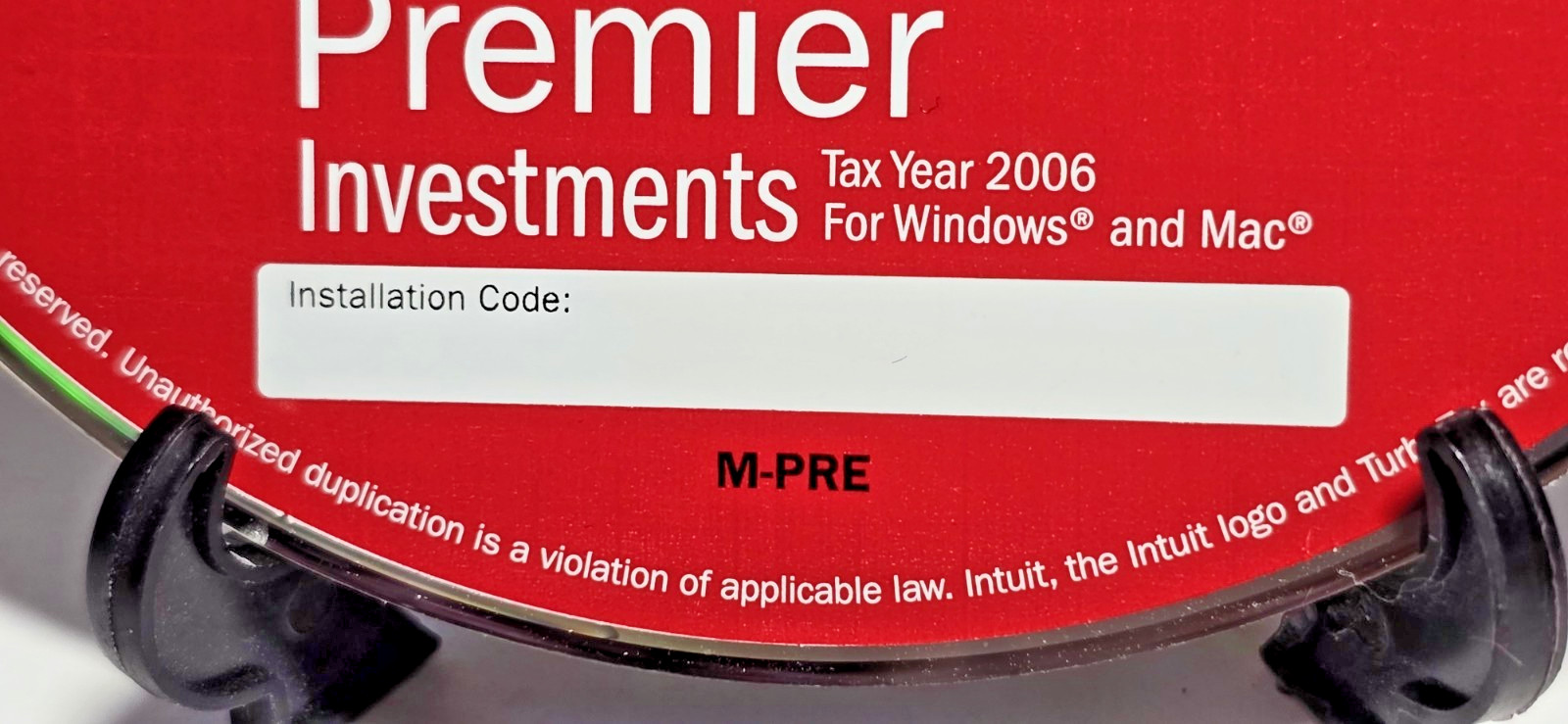 Intuit TurboTax PREMIER INVESTMENTS for Tax Year 2006 for Windows and Mac-CD
