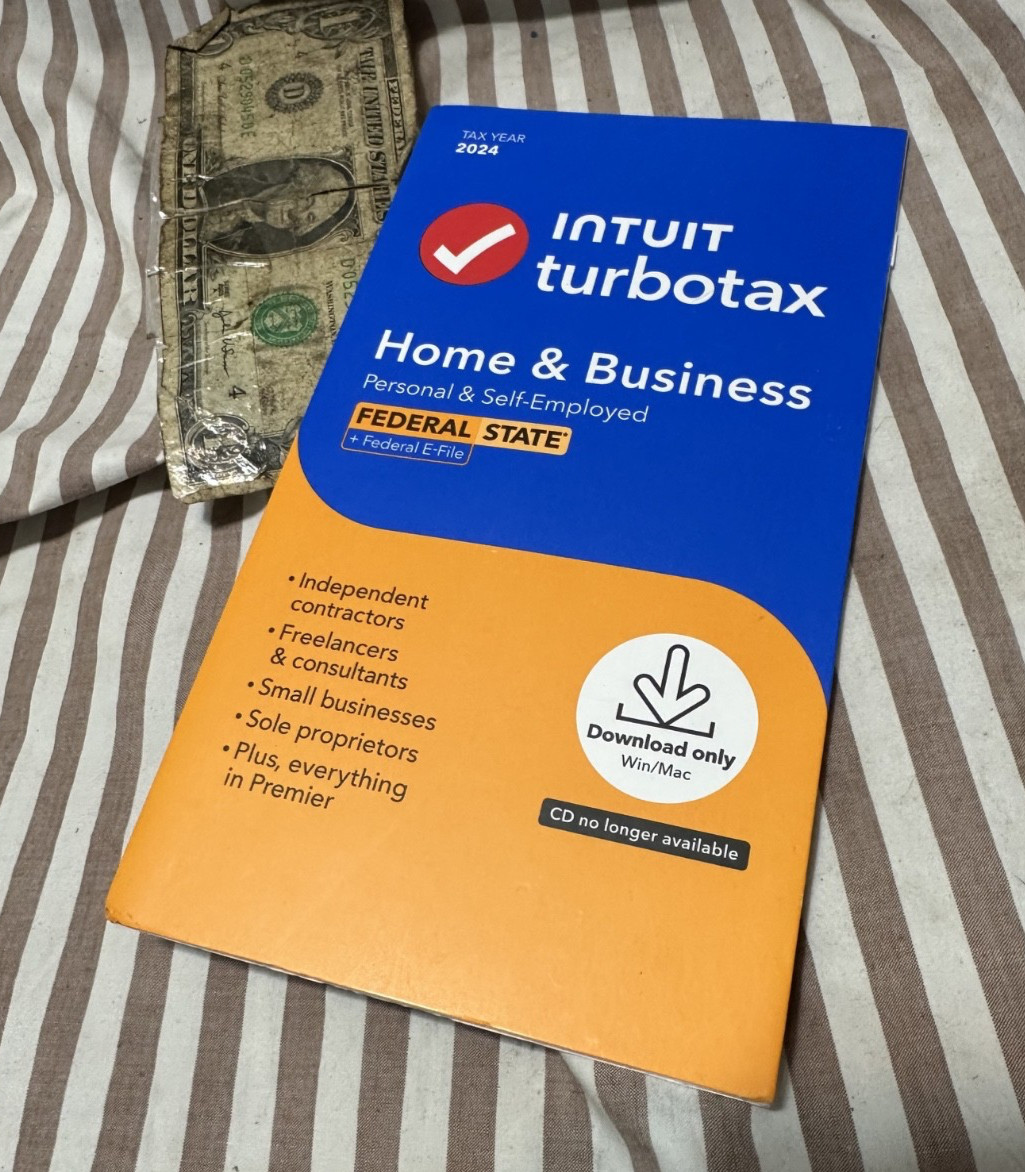 2024 Intuit Turbotax Home Business Federal State Window Mac USA Sealed NEW 2024