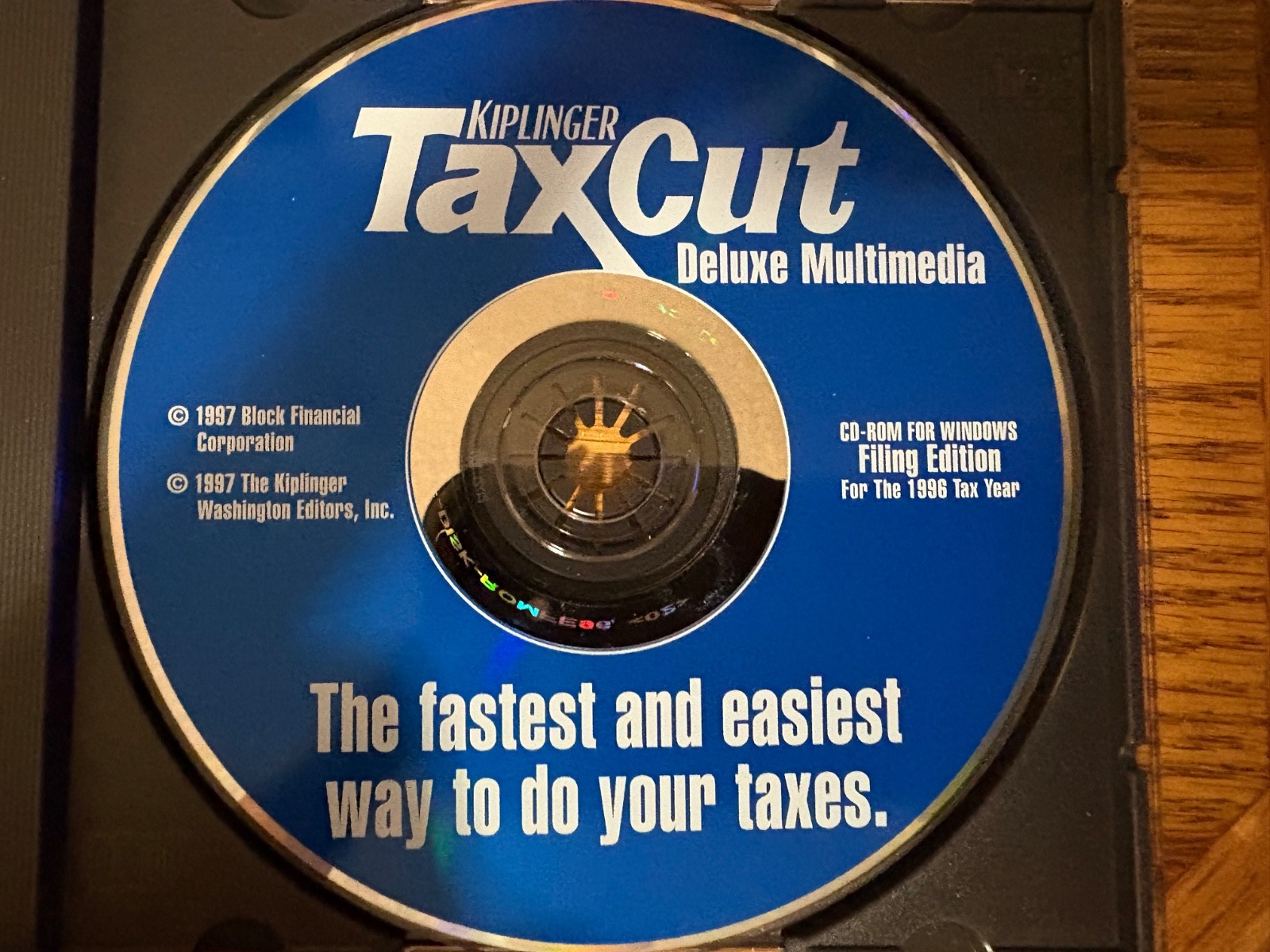 Kiplinger TaxCut Deluxe 1996 Software in Jewel Case