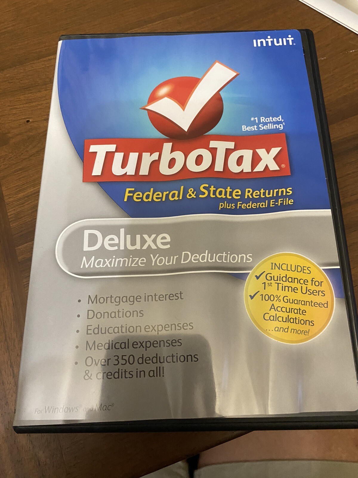 TurboTax Deluxe Federal and State For Windows & Mac – Tax Year 2010
