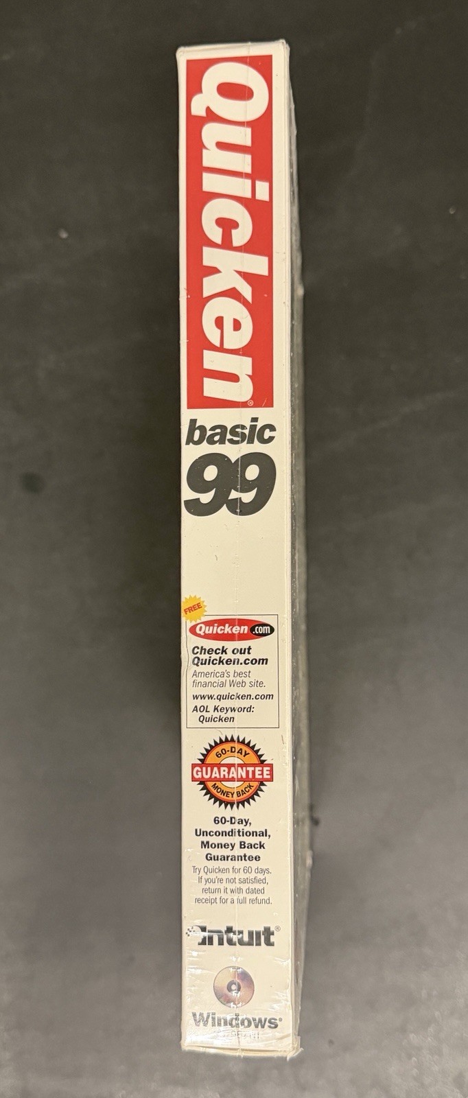 NEW SEALED Quicken Basic 99 Accounting Finance Software CD for Windows 95/98/NT