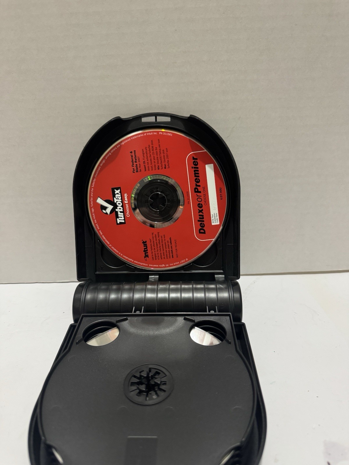 Intuit Turbo Tax Deluxe and Premier CD-ROM Lot With Y2k CD Case