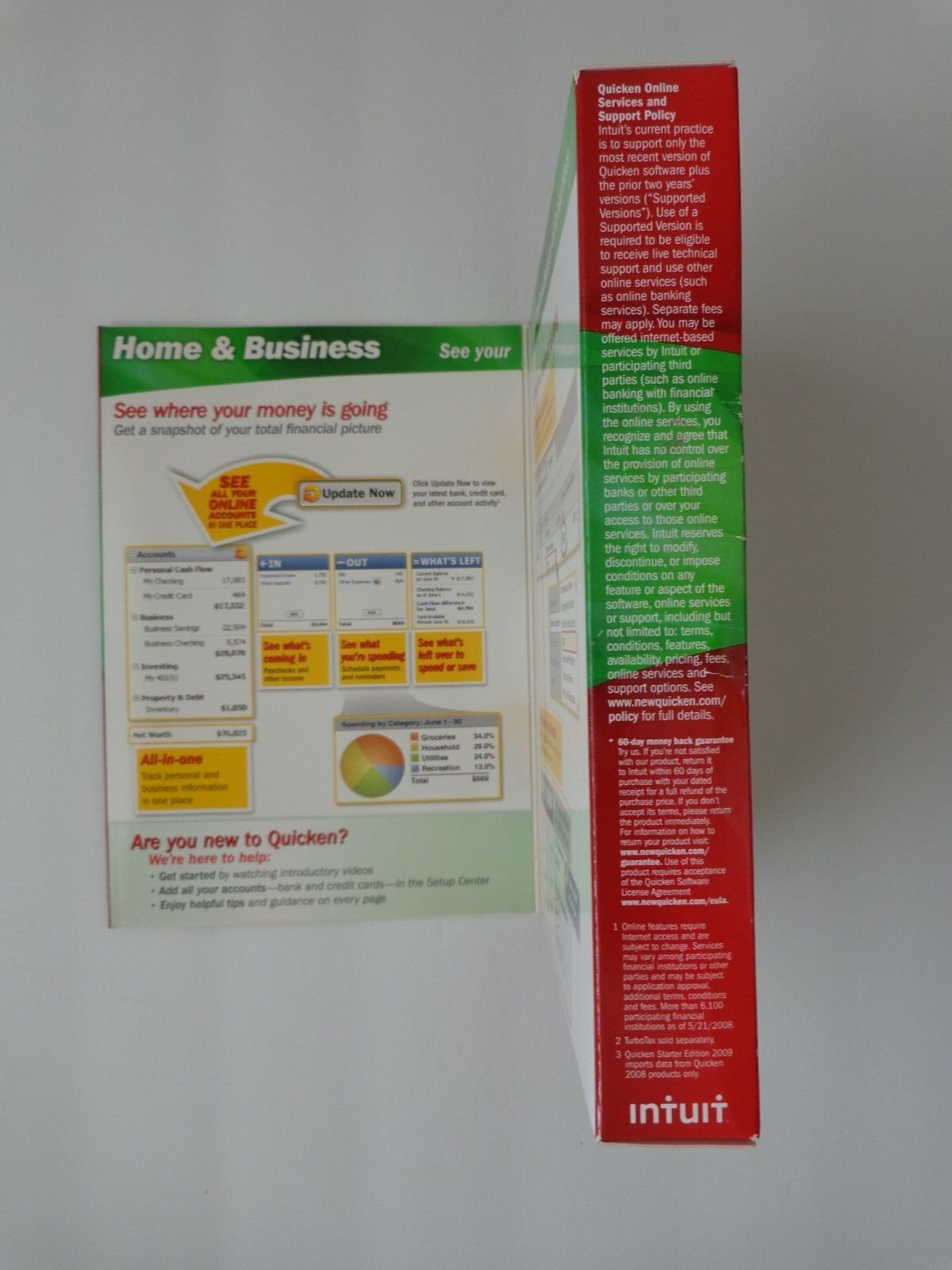 Intuit Quicken Home & Business 2009 For Windows