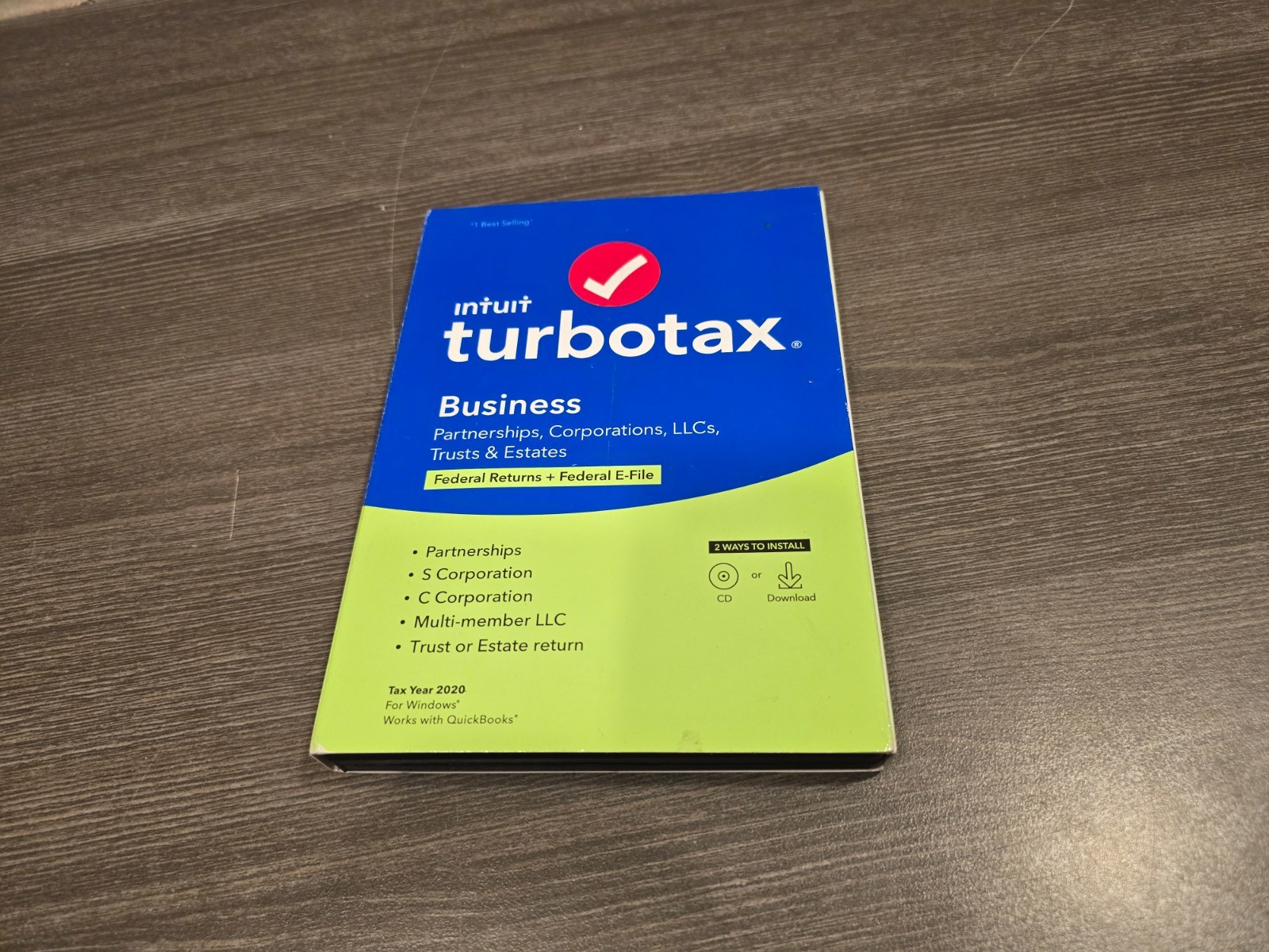 New Sealed 2020 TurboTax Business for Corporation Estate Trust Partnership