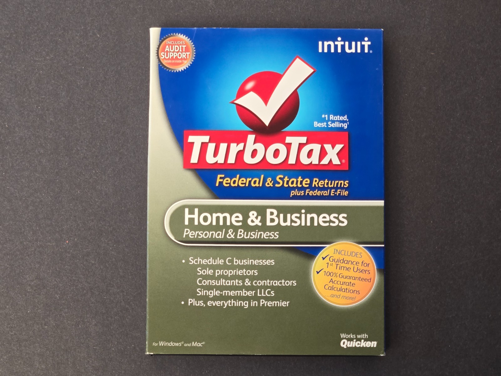 Intuit 2011 TurboTax Home and Business CD – Windows/Mac