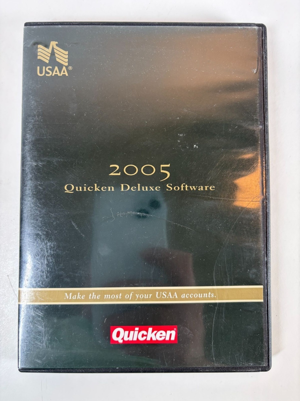 Rare 2005 Quicken Deluxe Software USAA Edition For Windows Financial Management