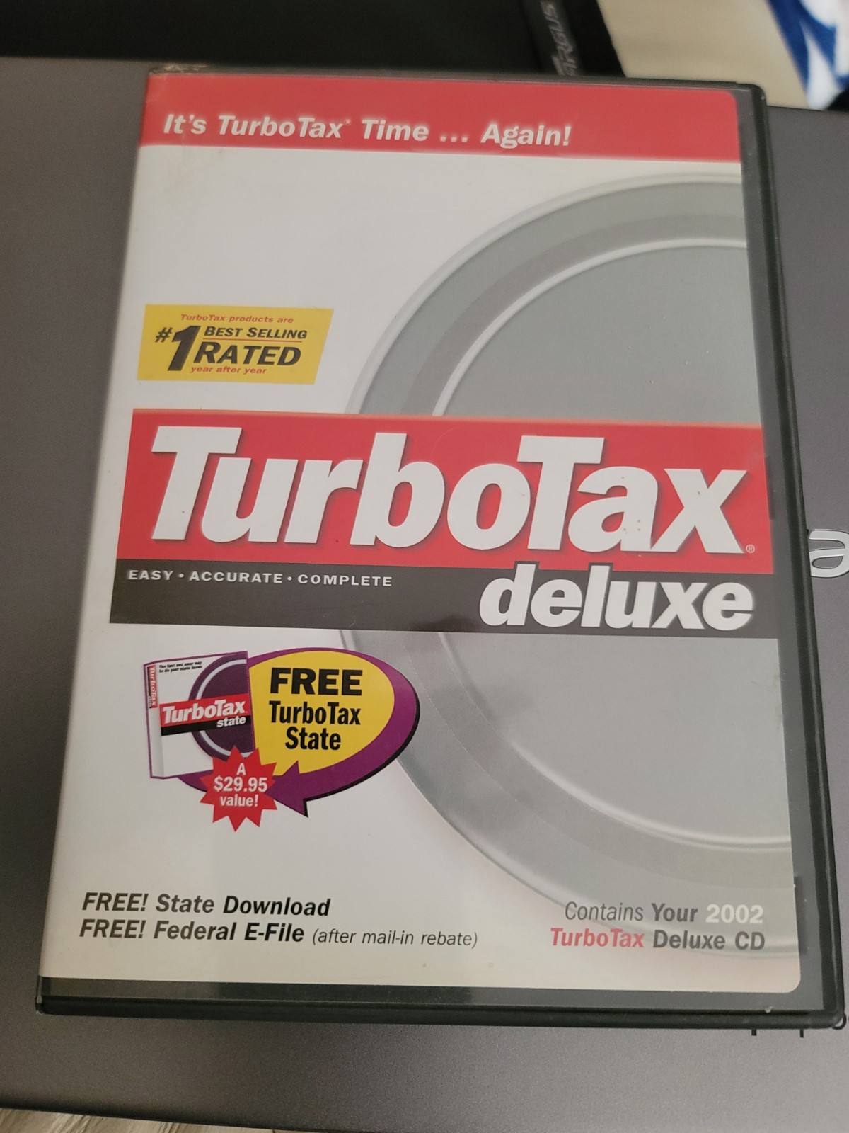 2002 TurboTax Deluxe + state+ e file