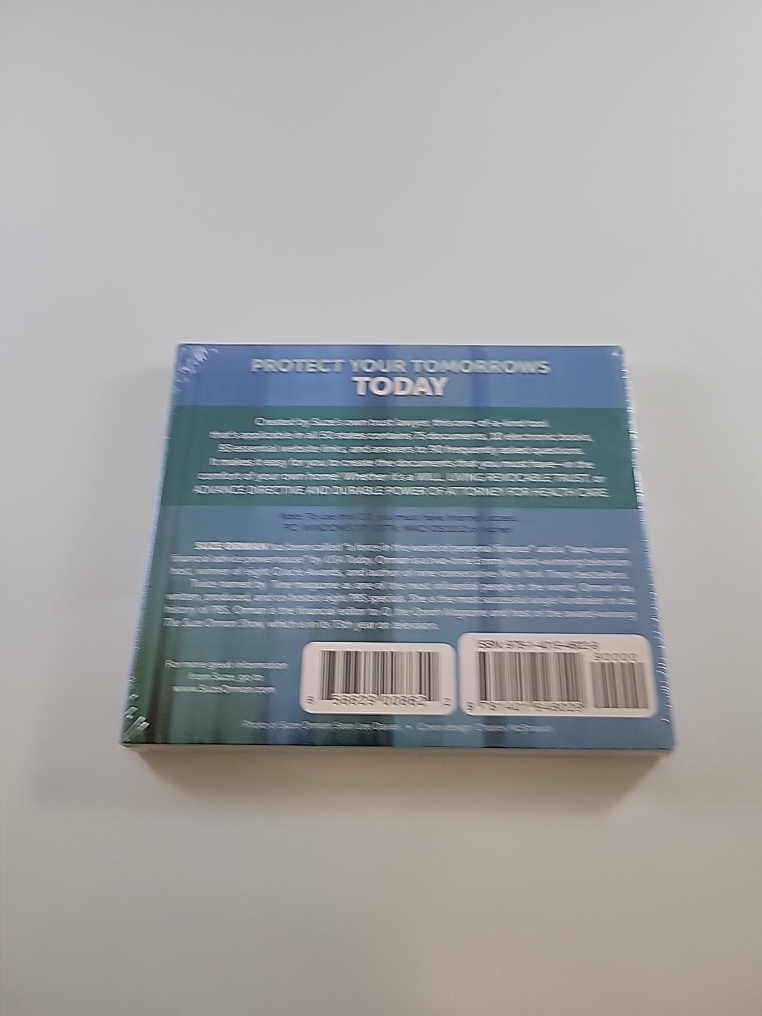 Protect Your Tomorrows Today by Suze Orman CD-ROM FACTORY SEALED