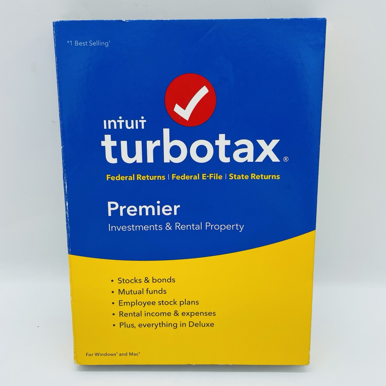 Intuit TurboTax Premier 2017 Investments & Rental Property (Windows PC & Mac)