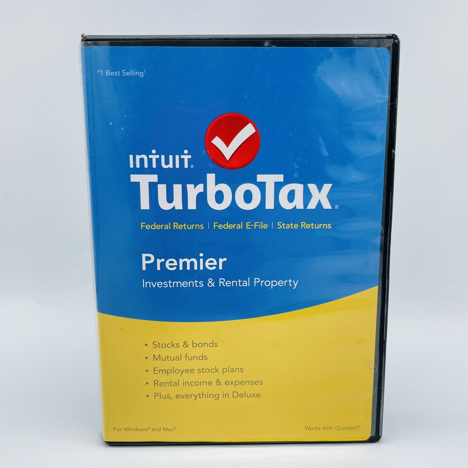 2015 TurboTax Premier Investments + Rental Property For Windows/Mac Fed. & State