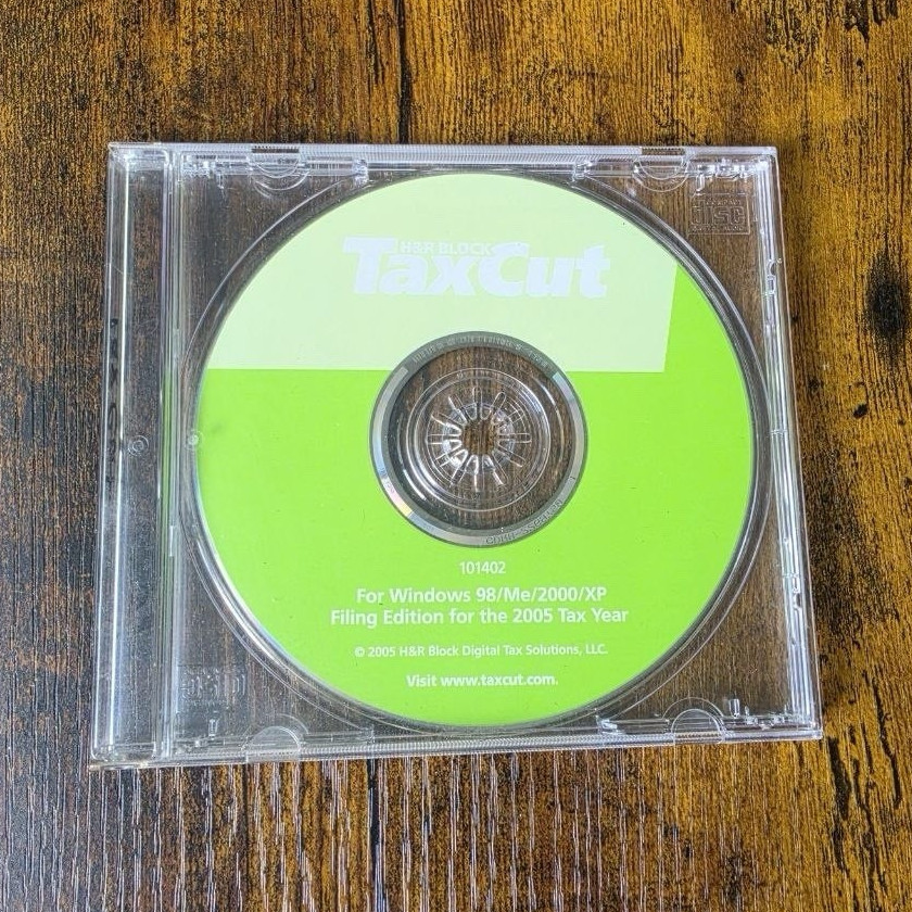 H&R Block TaxCut Filing Edition 2005 Tax Year CD for Windows 98/Me/2000/XP