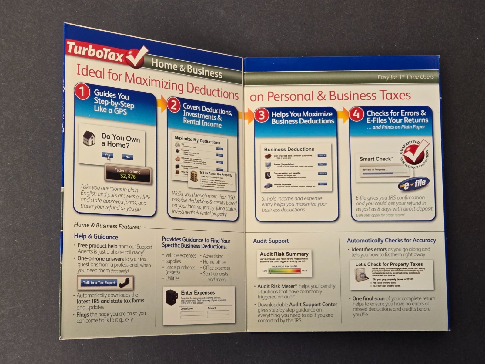 2010 Intuit TurboTax Home and Business CD – Windows/Mac