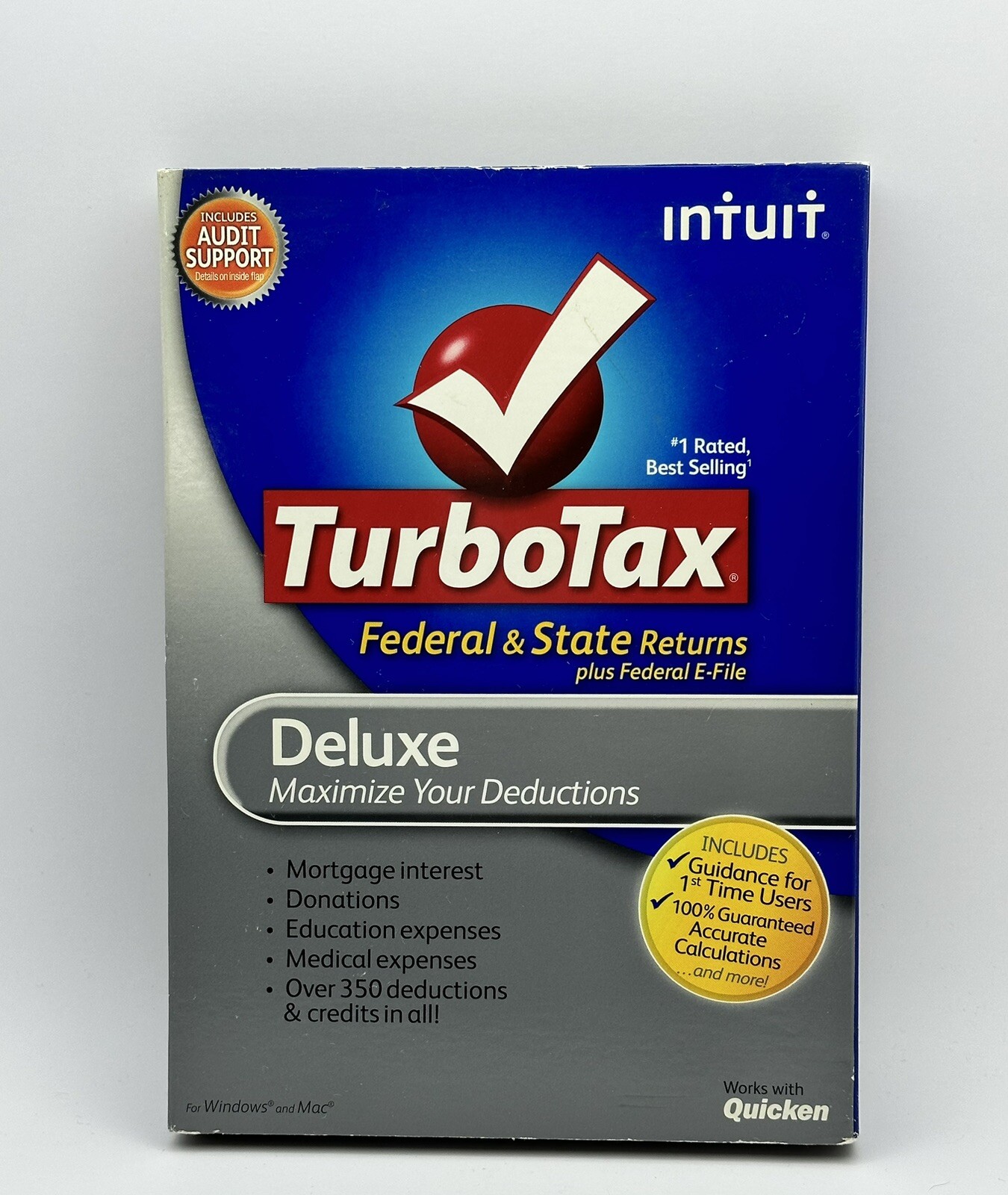 TurboTax Deluxe Federal + E-File + State 2012 for PC, Mac – 23663787