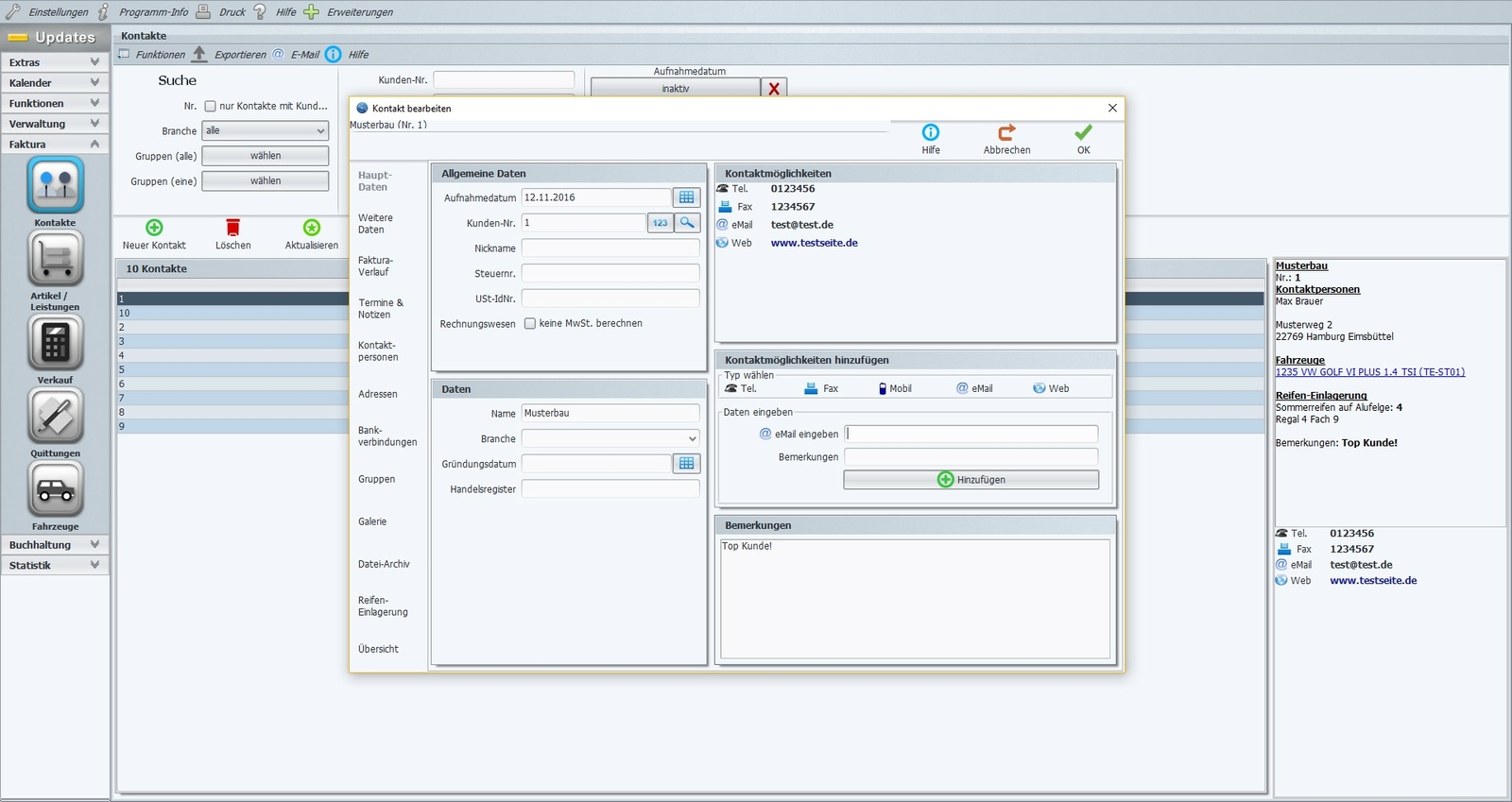 Car software, workshop solution for car repair shop, Germany, Austria, Switzerland