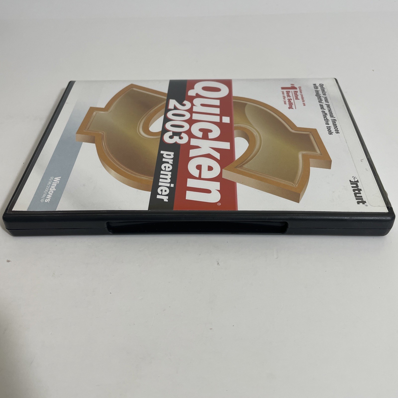 Intuit Quicken 2003 Deluxe For Windows PC w/ Insert, VGC Fast Free Shipping