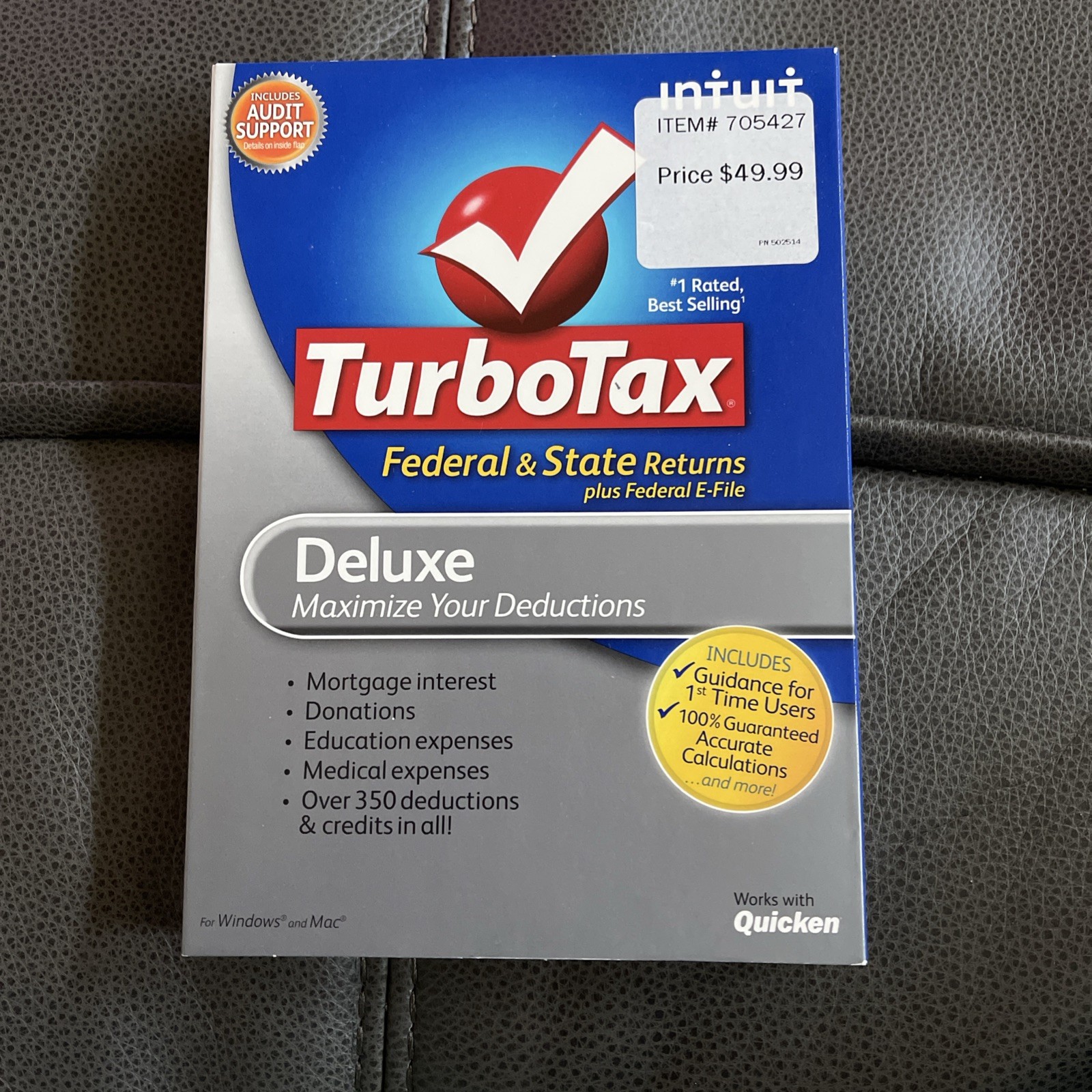 TurboTax Deluxe 2011 Federal and State Tax Returns CD