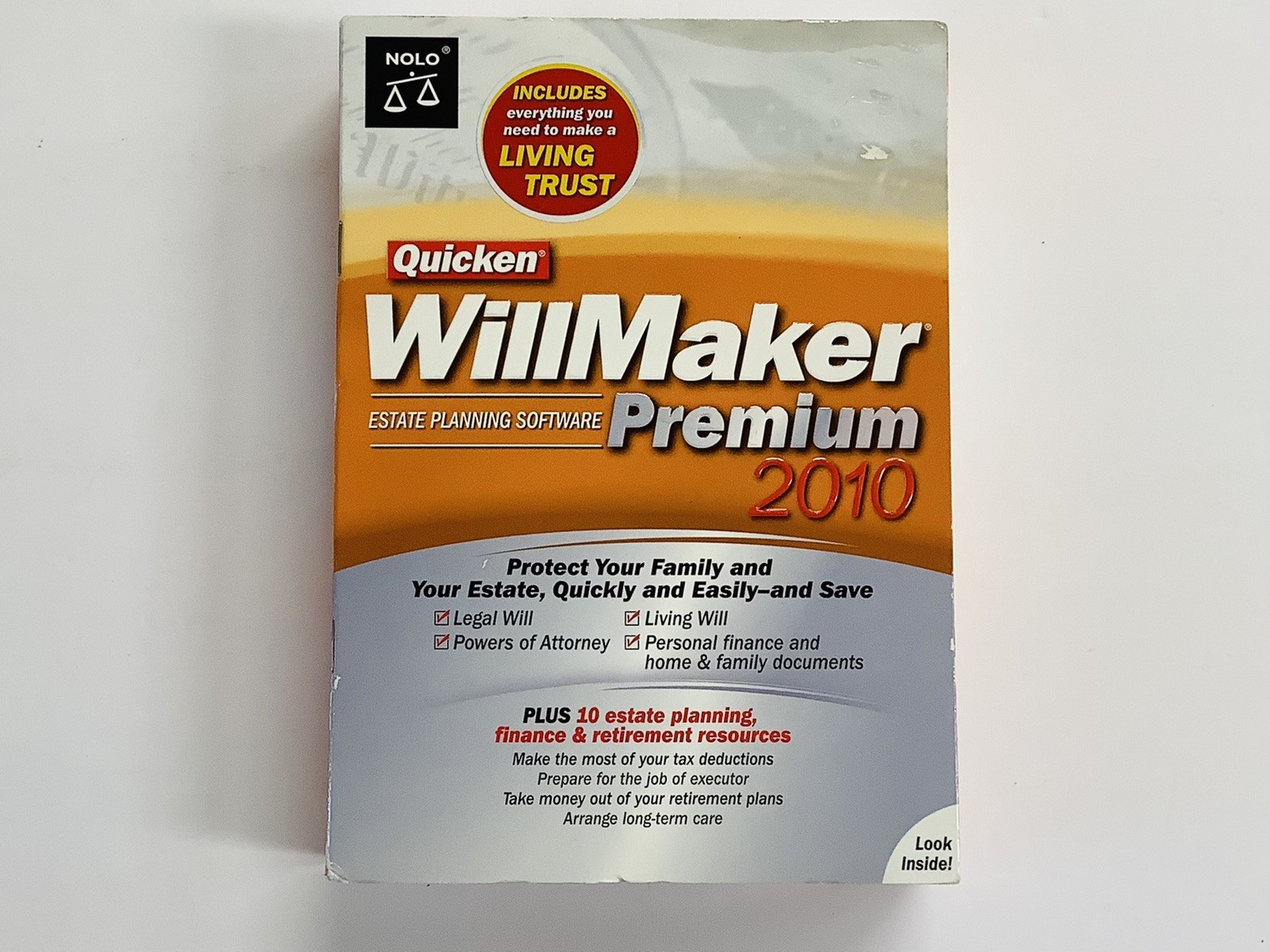 “BRAND NEW” Quicken WillMaker Premium 2010 – Estate Planning Software (Windows)