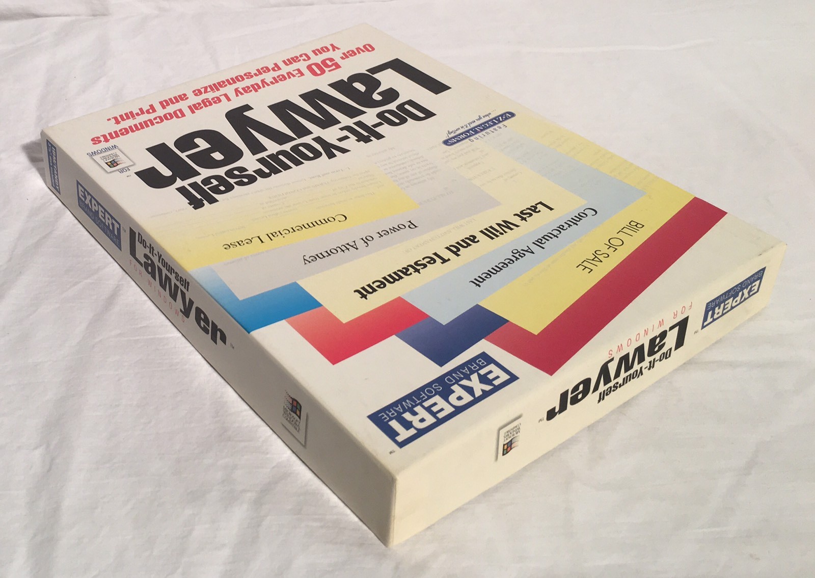 DO-IT-YOURSELF LAWYER 3.5″ Disk Windows 3.1 Expert Software Boxed W/ Manual