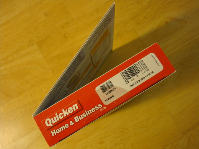 Intuit Quicken 2008 Home & Business For Windows (New! Factory sealed retail box)