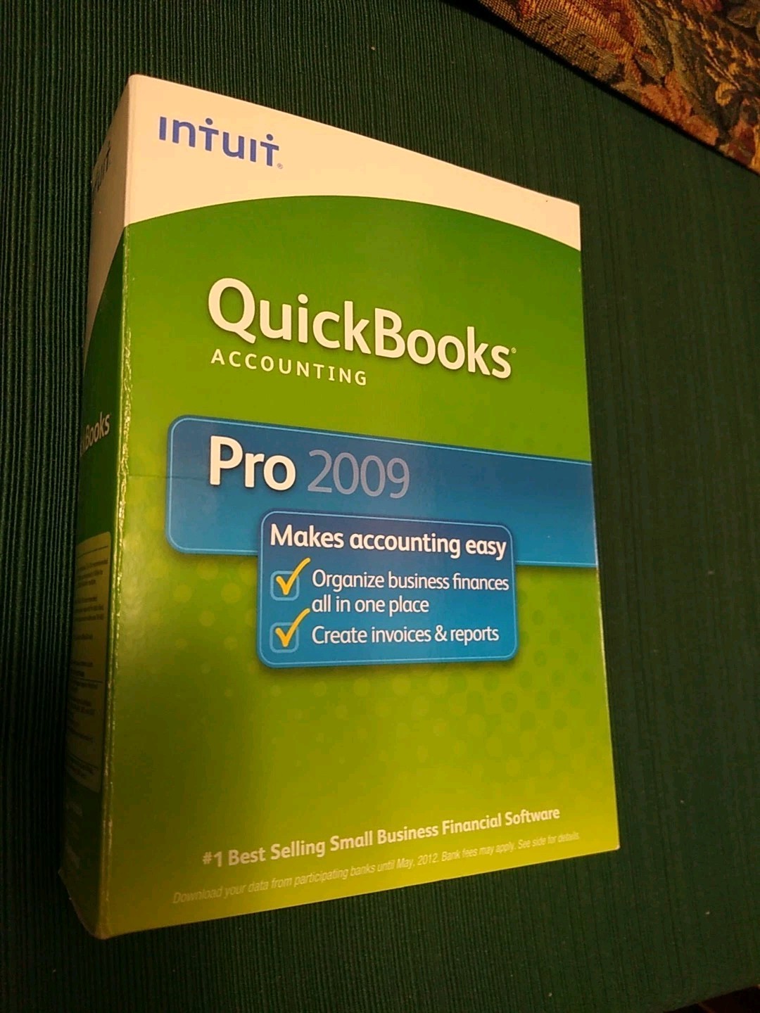 INTUIT QUICKBOOKS PRO 2009 FOR WINDOWS FULL RETAIL USA VERSION NEW SEALED BOX