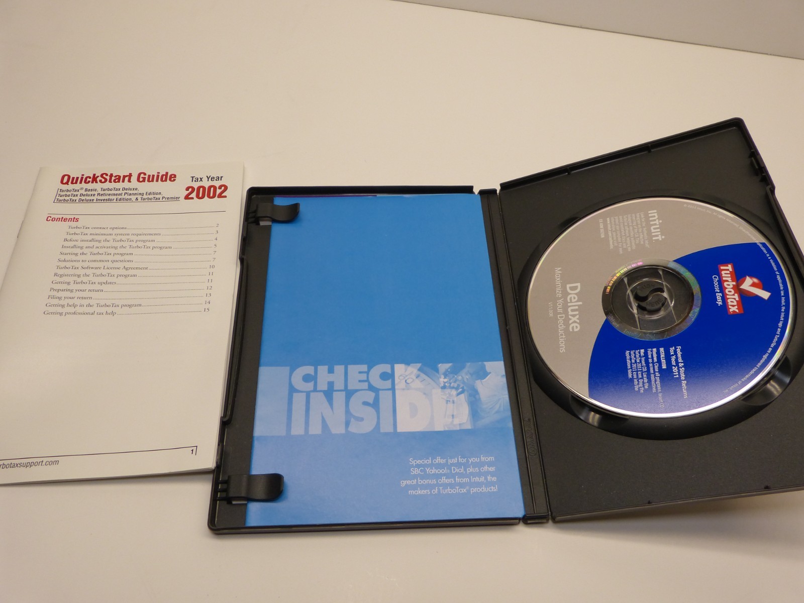 Intuit Turbo Tax Deluxe Federal & State 2002