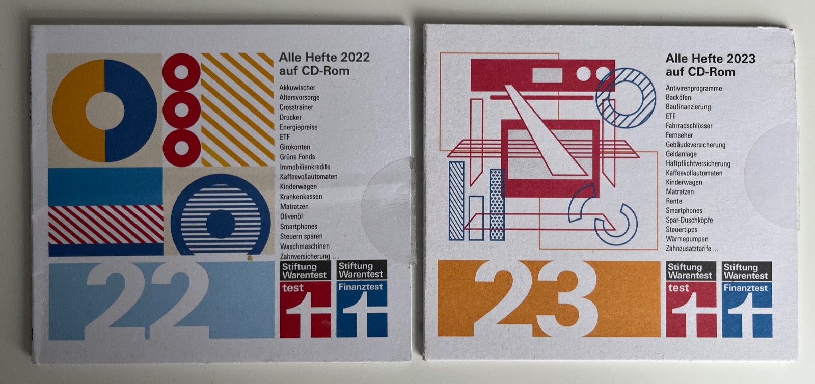 PC / Mac: Stiftung Warentest – the complete year 2022 and 2023 on DVD-ROM