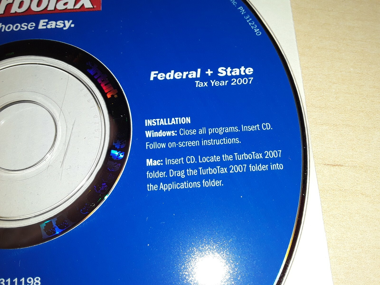 Turbo Tax Deluxe Federal State 2007