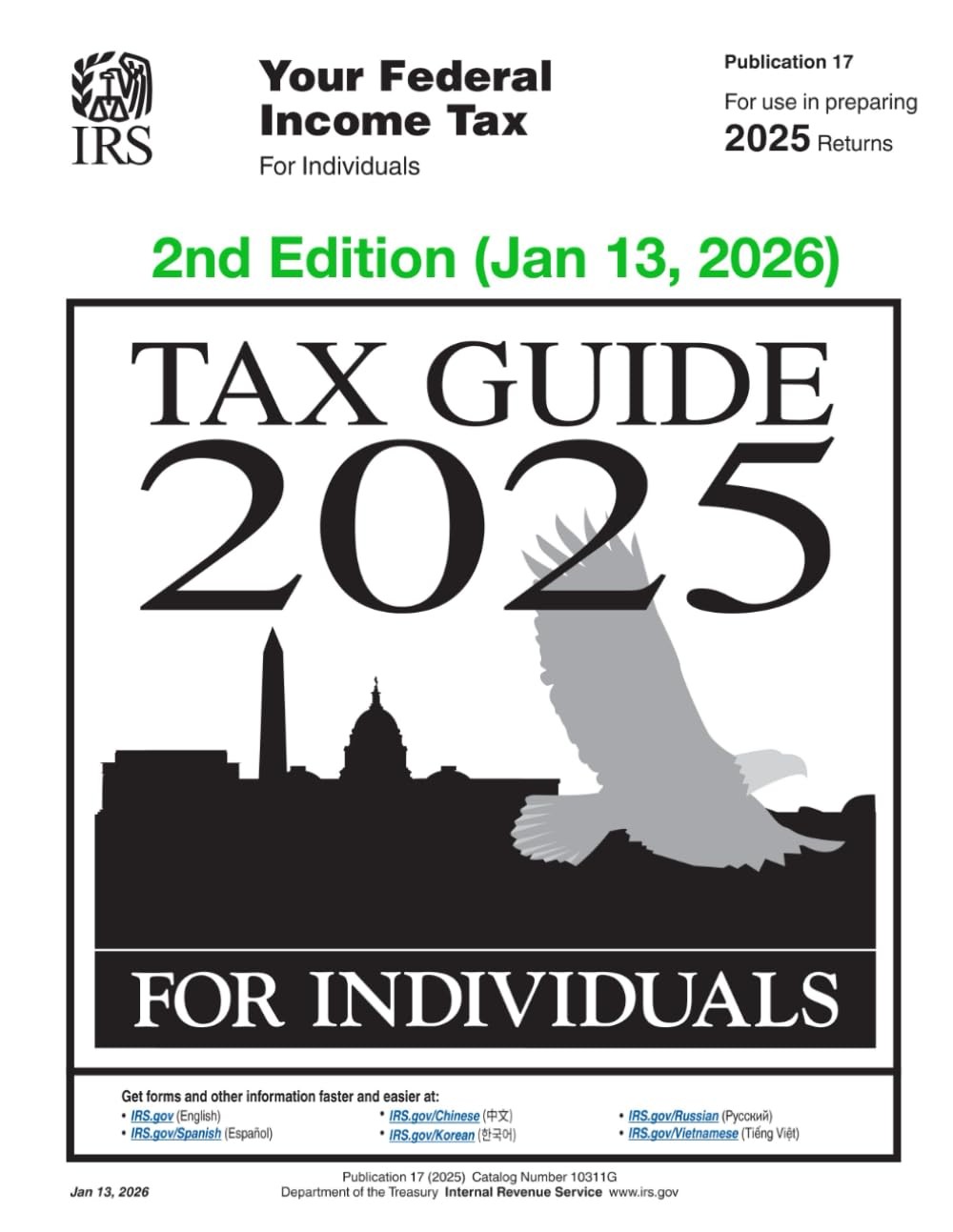 Tax Guide 2025 for Individuals: Publication 17 (For use in preparing 2025…