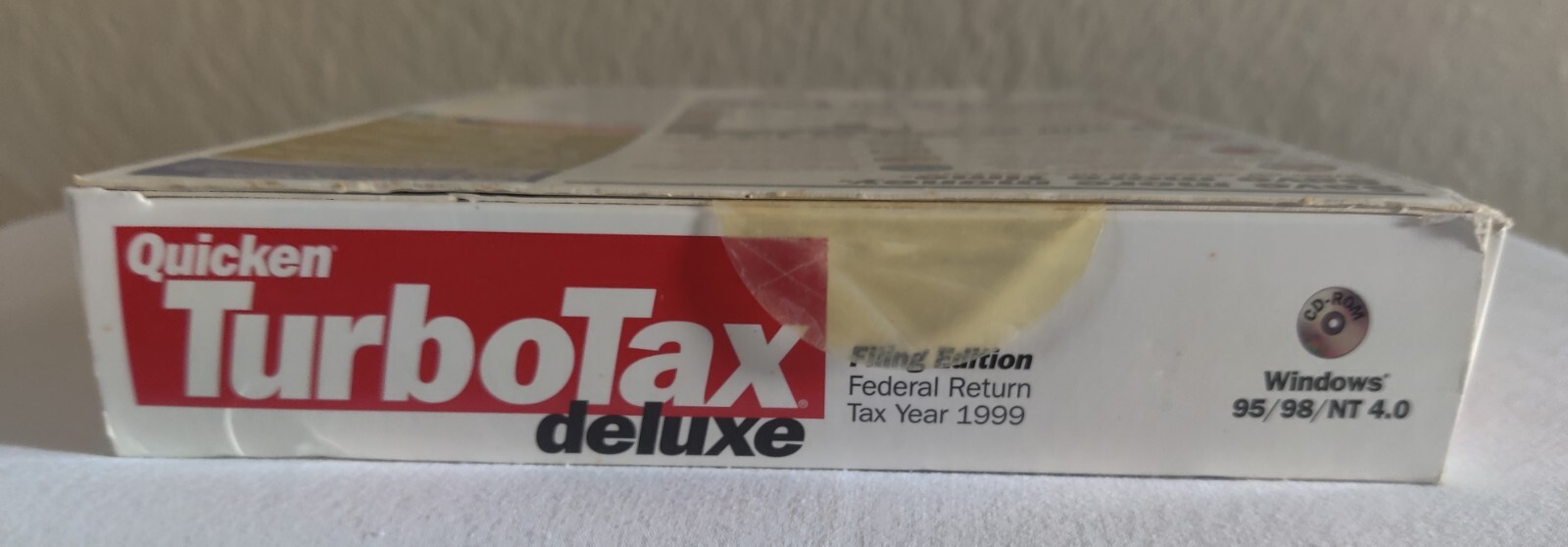 Quicken Turbo Tax Deluxe Tax Software 1999, for Windows 98/95/NT 4.0 Retail Box