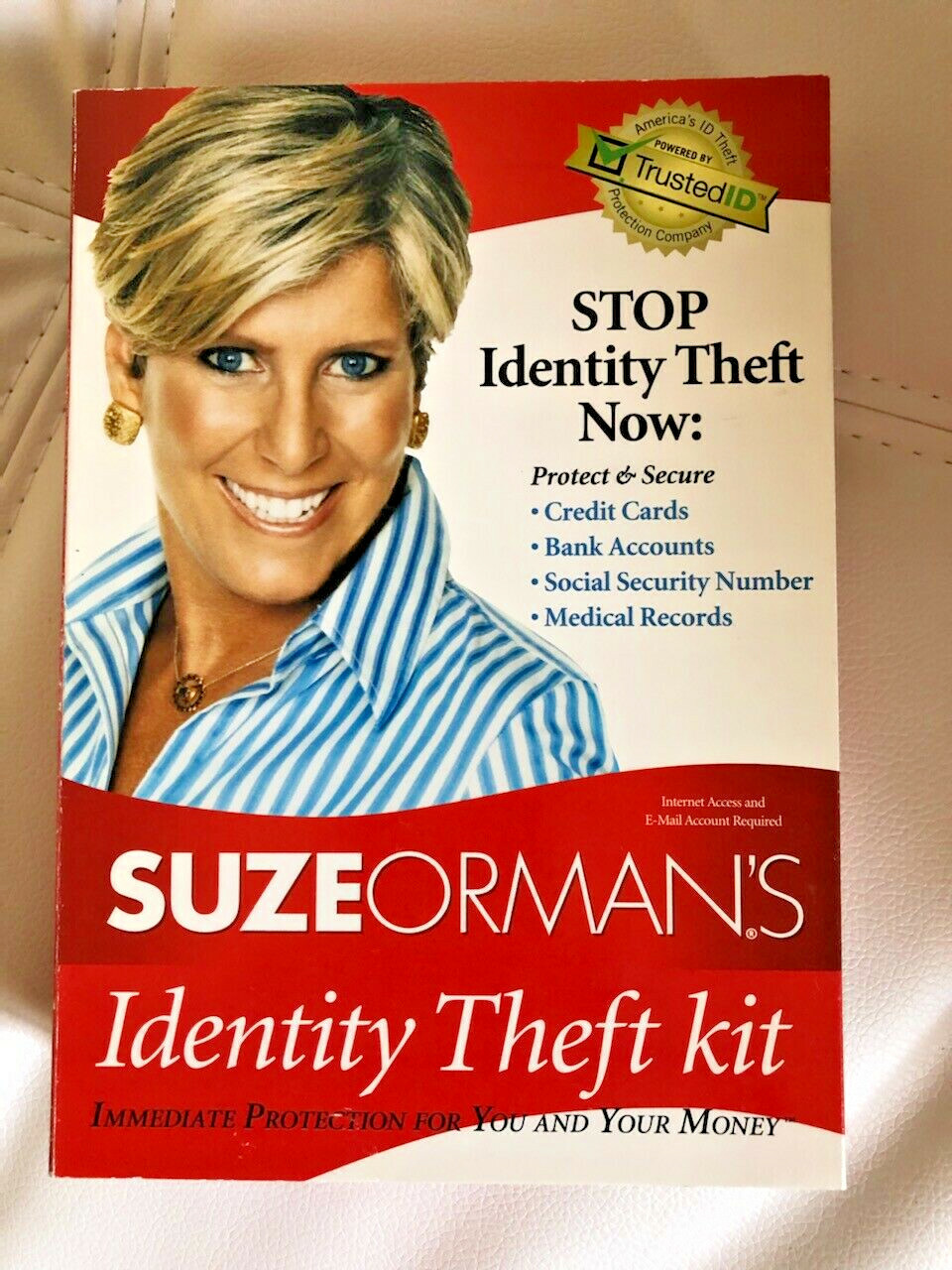 Suze Orman’s Stop Identity Theft Now Identity Theft Kit CD-ROM NEW SEALED