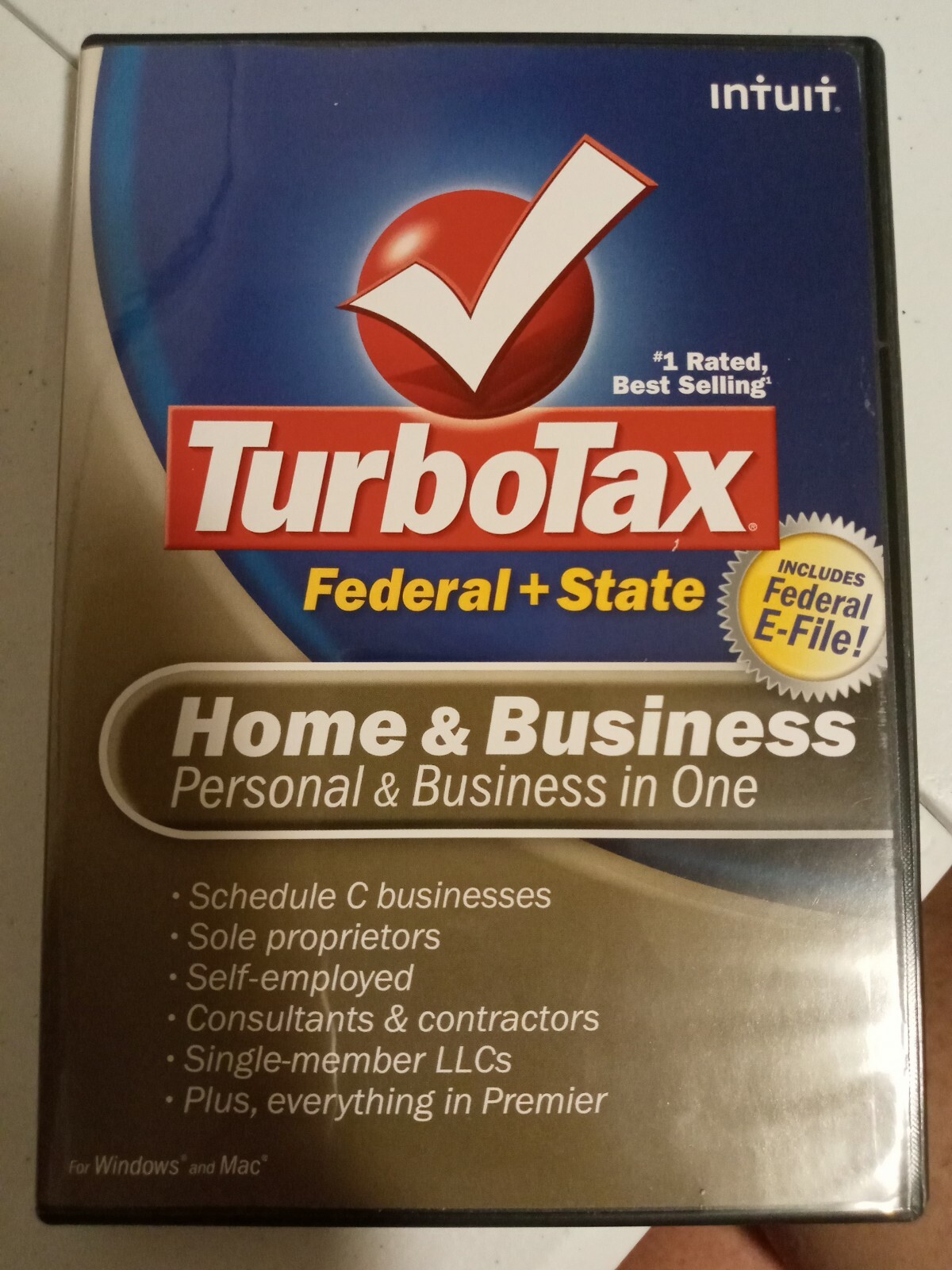 Turbotax 2008 Home & Business Federal State **FREE SHIPPING**