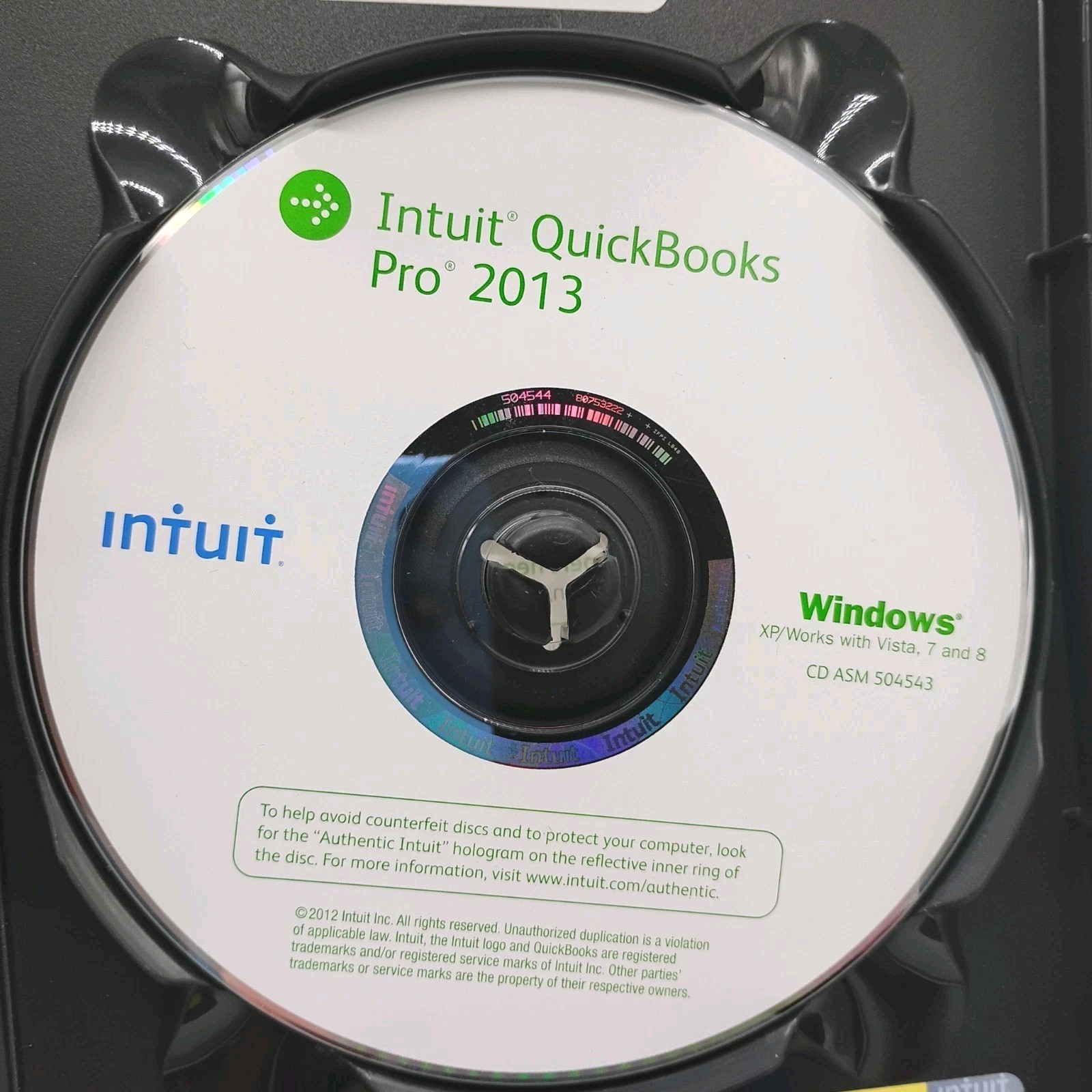 Intuit Quickbooks PRO 2013 For Windows PC w/ License Code, Genuine Authentic
