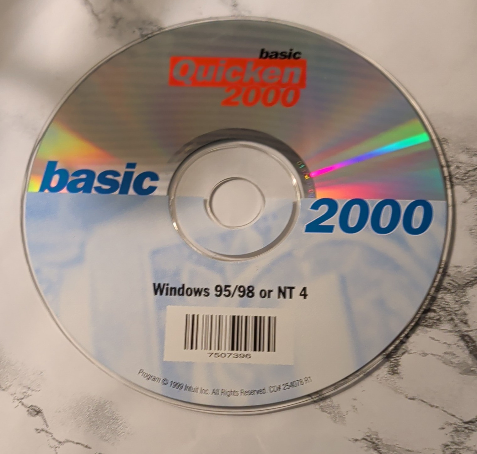 Quicken 2000 Basic CD-ROM for Windows 95/98
