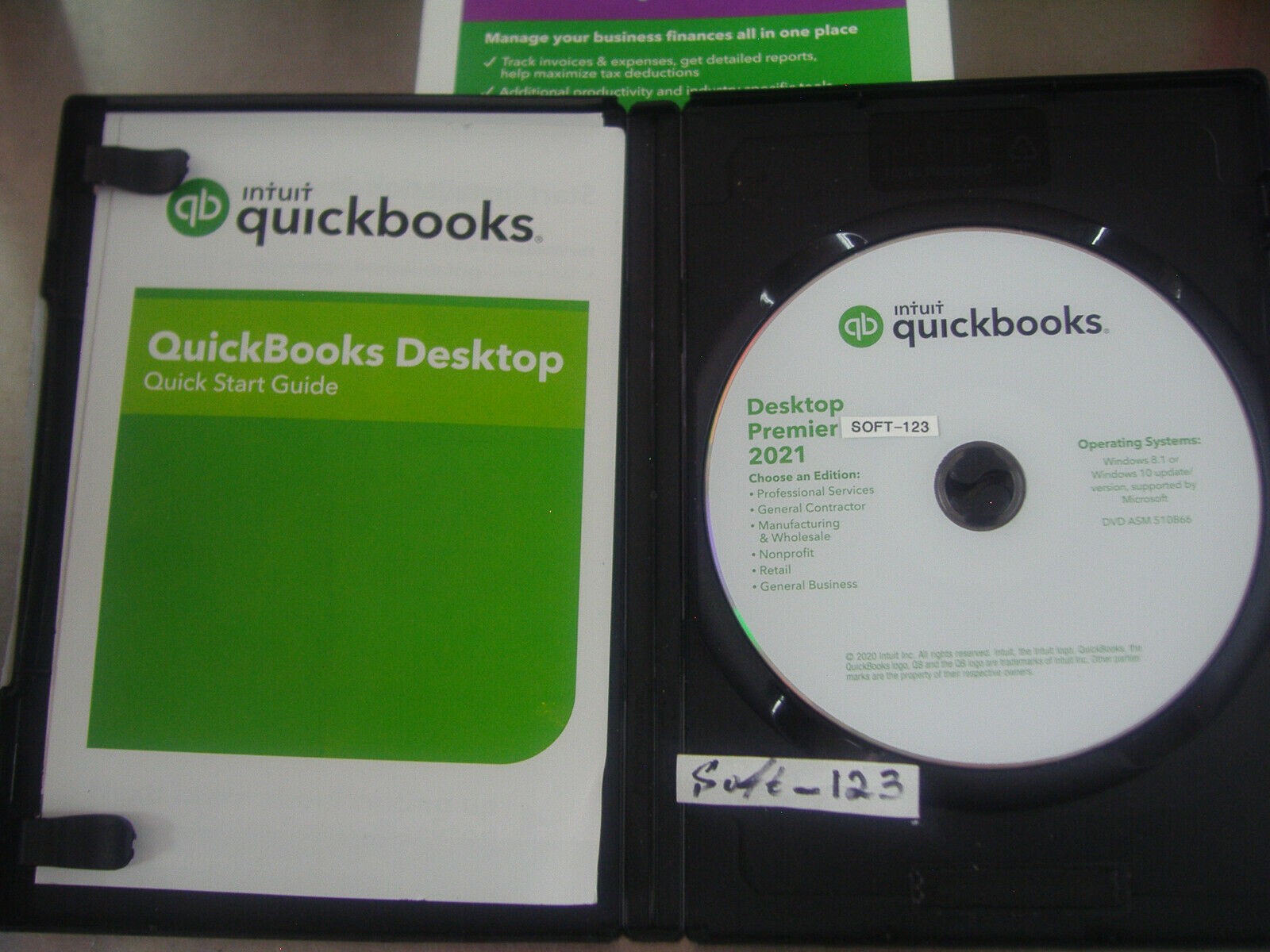 =PERMANENT VERSION= INTUIT QUICKBOOKS DESKTOP PREMIER 2021 FOR WINDOWS PC =NEW=