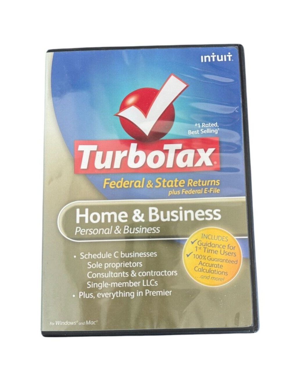 TurboTax Home & Business 2010 Federal+State+Federal E-File for Windows & Mac