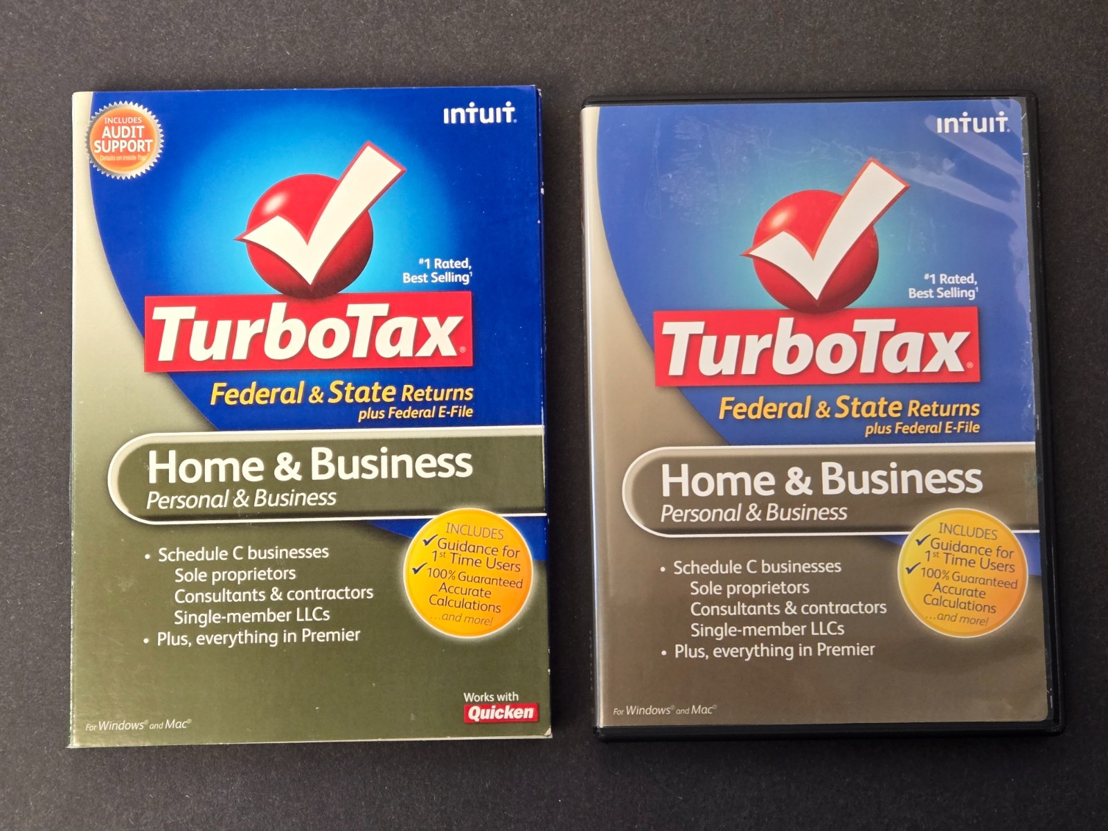 2010 Intuit TurboTax Home and Business CD – Windows/Mac