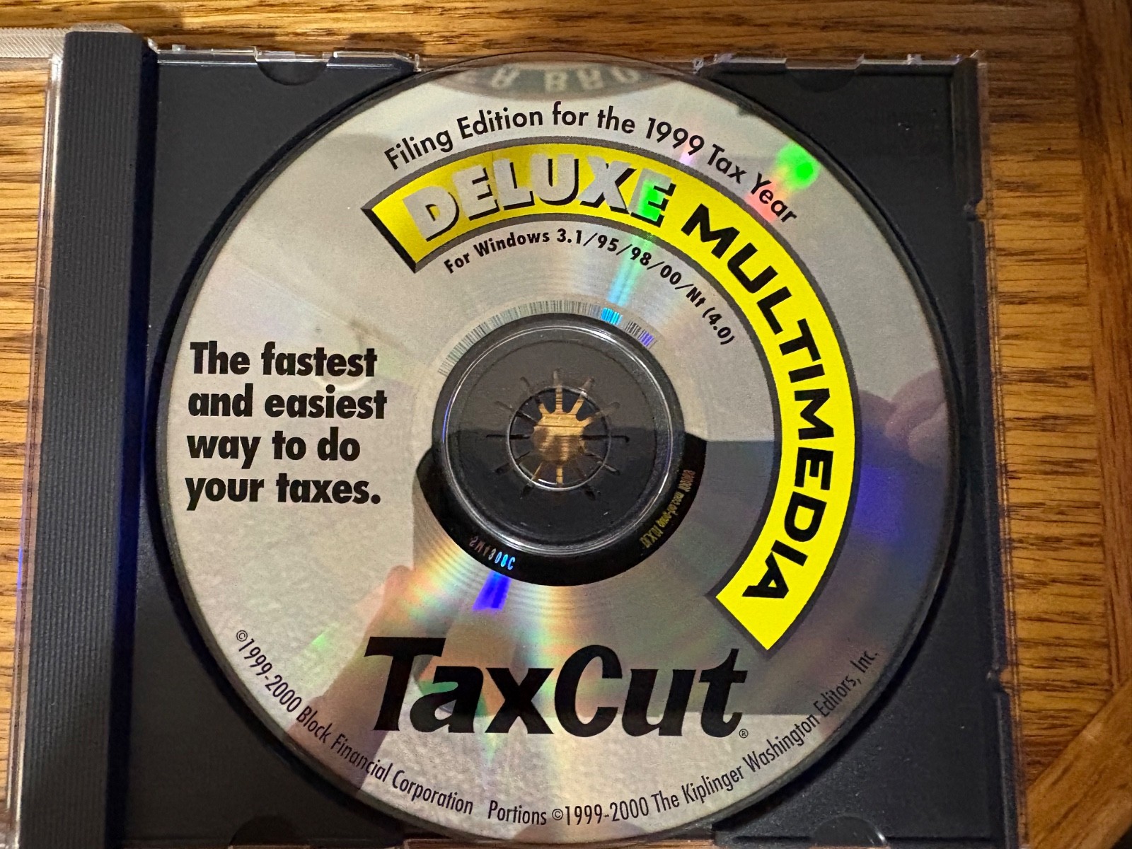 Kiplinger TaxCut Deluxe 1999 Software in Jewel Case