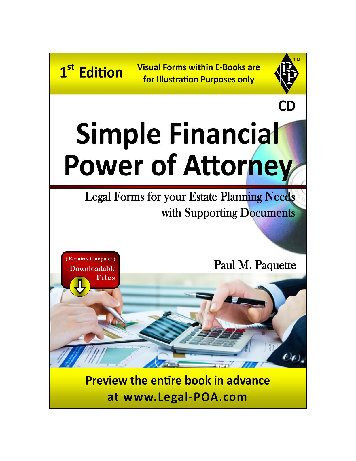 Simple Financial Power of Attorney – Full Version – CD-ROM Only
