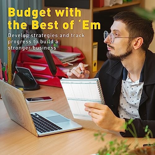 S&O Income and Expense Tracker Notebook for Better Money 6.4×8.4 inches