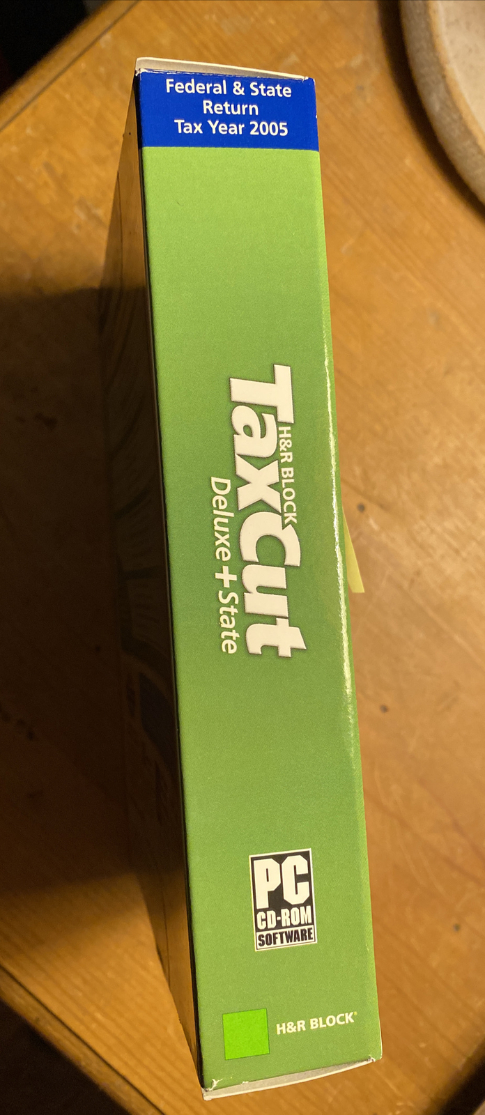 H&R Block Tax Cut Deluxe + State, 2005 Excellent CD Set Tax Prep,in Original Box