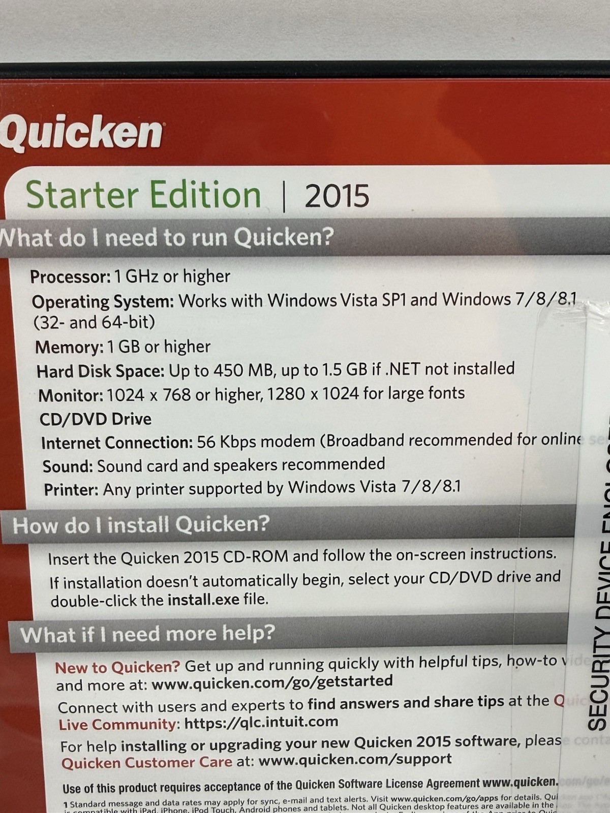 Quicken 2015 Starter Personal Finance Software Windows 2010. 2011
