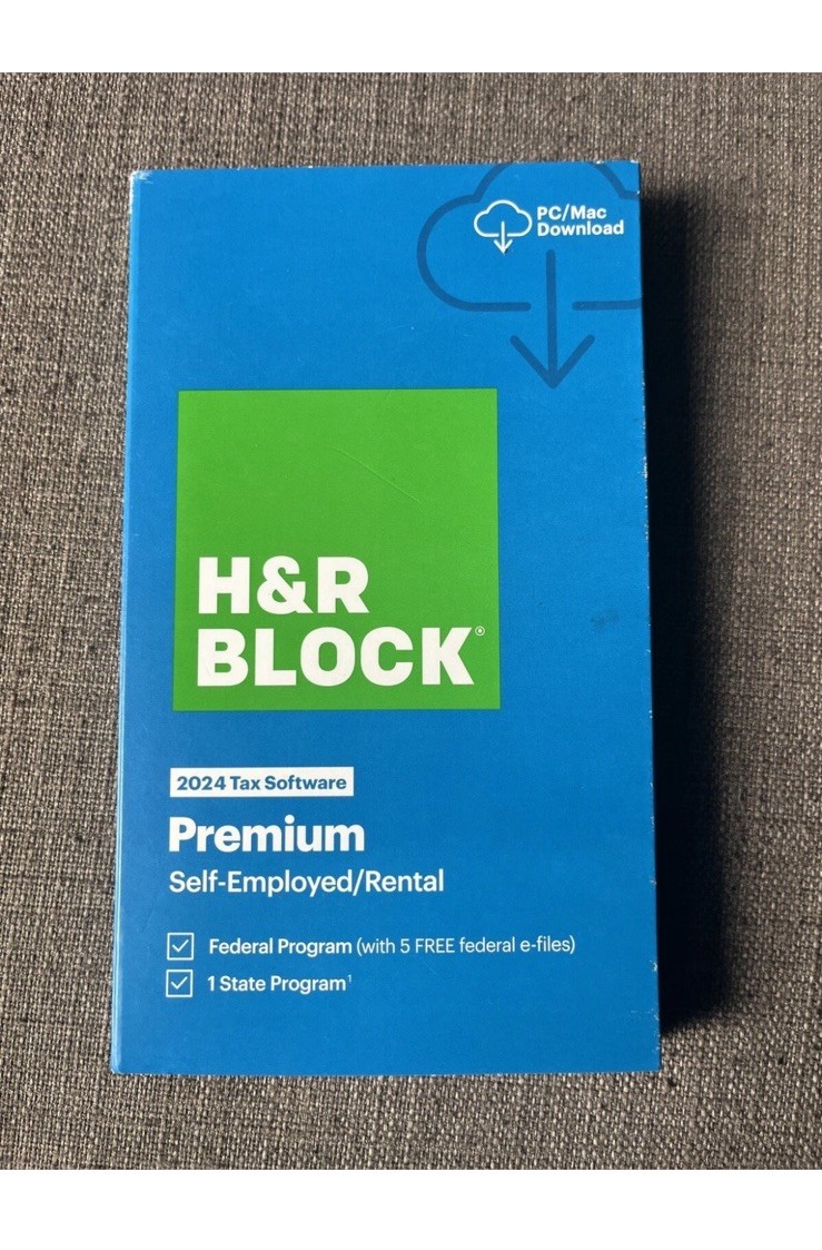 H&R Block Tax Software Premium 2024