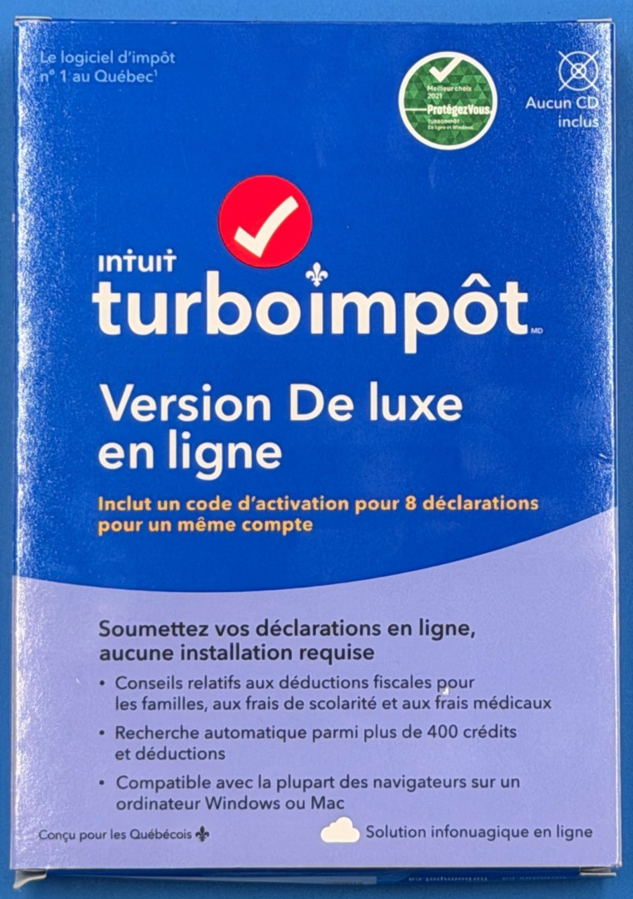 Intuit TurboTax Deluxe Online Canada 5100302✨🔥✨BRAND NEW! FACTORY SEALED!✨🔥✨