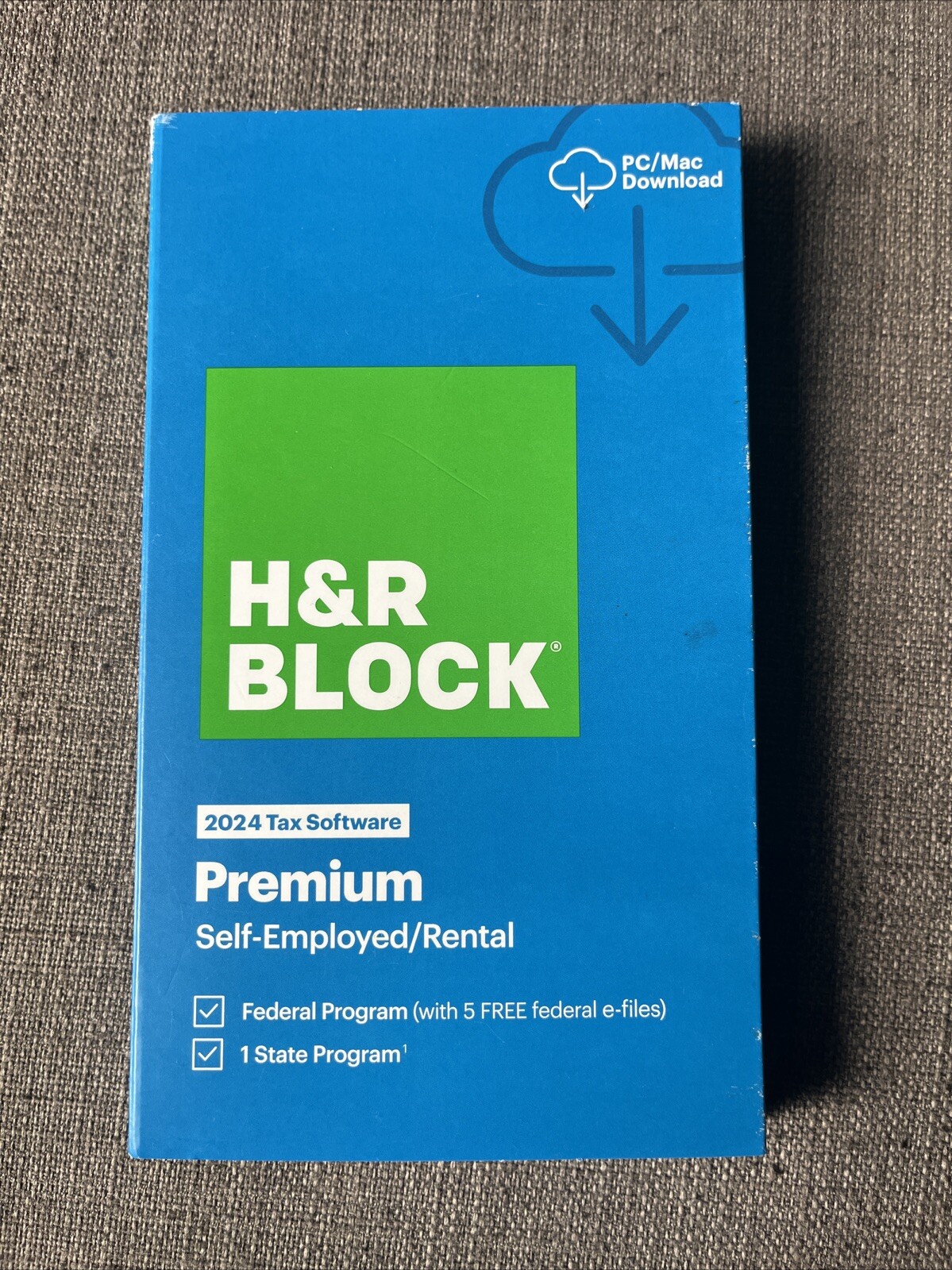 H&R Block Tax Software Premium 2024 PC/Mac [Boxed Key Card ) Fast Shipping