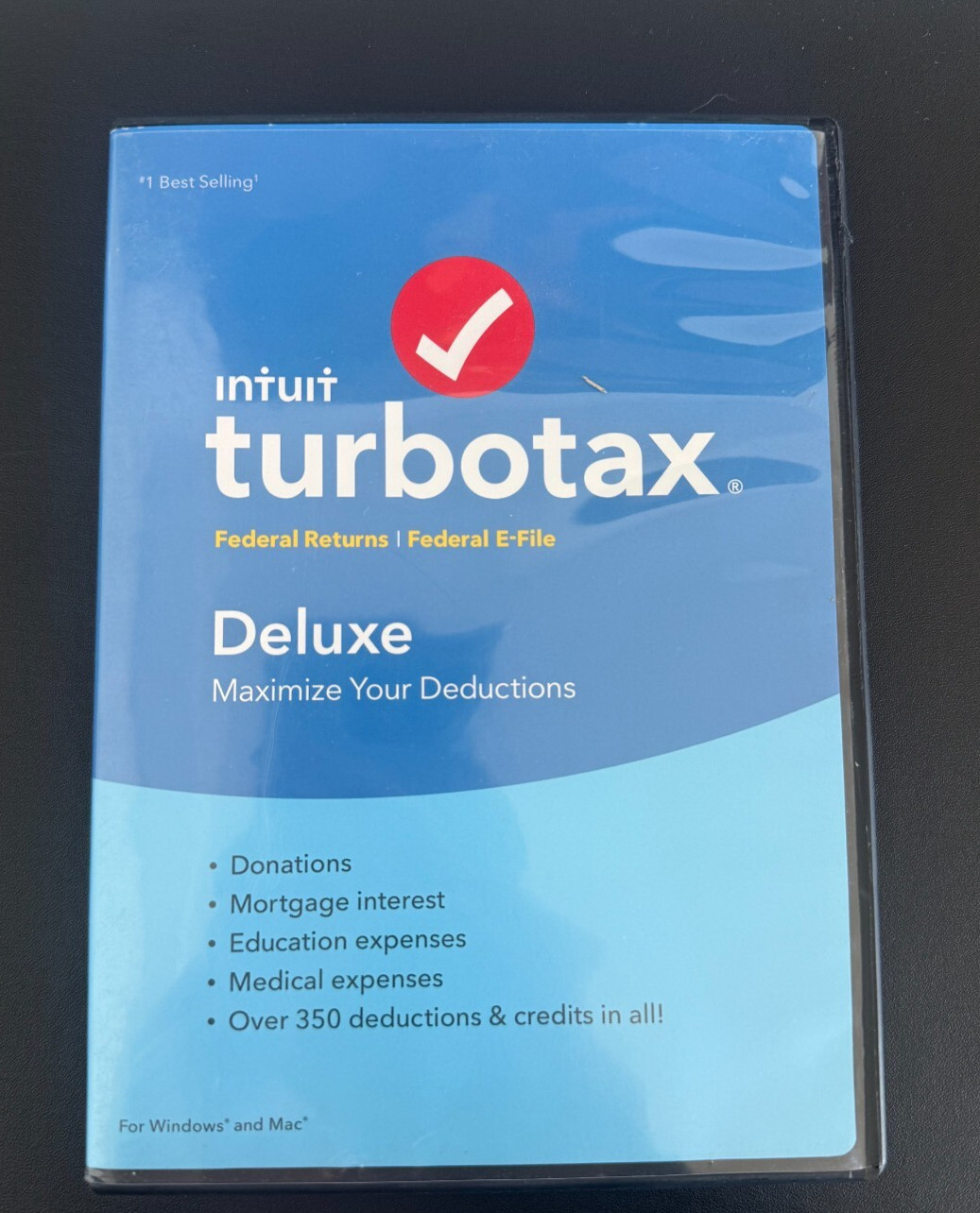 Turbotax 2017 Deluxe Federal Returns & Federal E-File for Windows & MAC