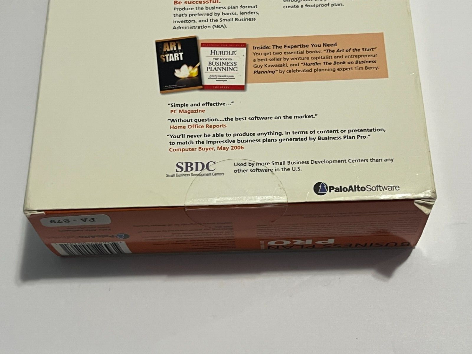 Business Plan Pro 2007 Palo Alto Software PA-279 (FACTORY SEALED)