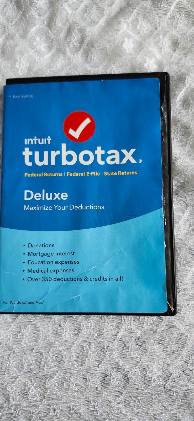 Intuit Turbotax Deluxe Federal + State 2018 Tax Software